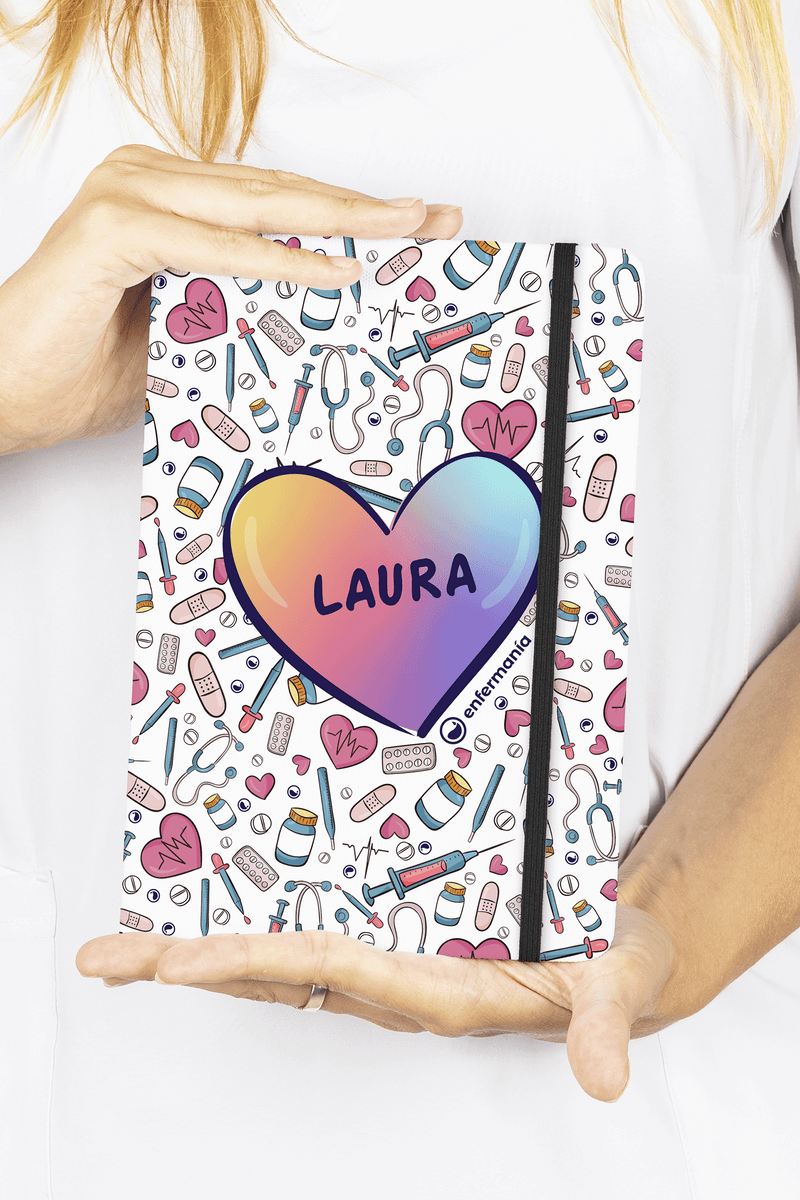 Libreta A5 con goma negra – Colorful Collection-zoom-
