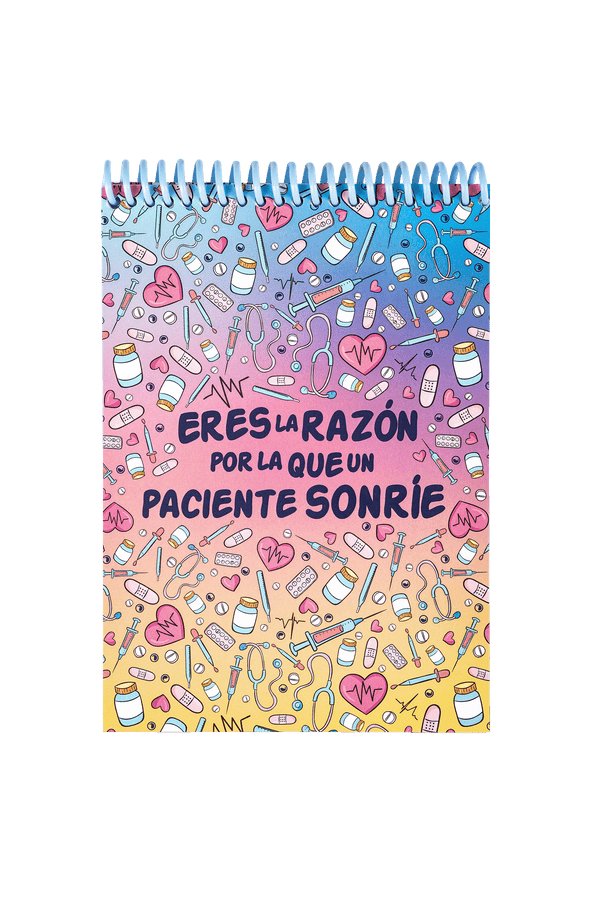 Libreta A6 Enfermería - Colorful