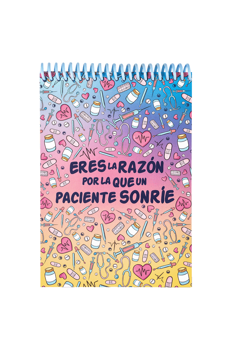 Libreta A6 Enfermería - Colorful-zoom-