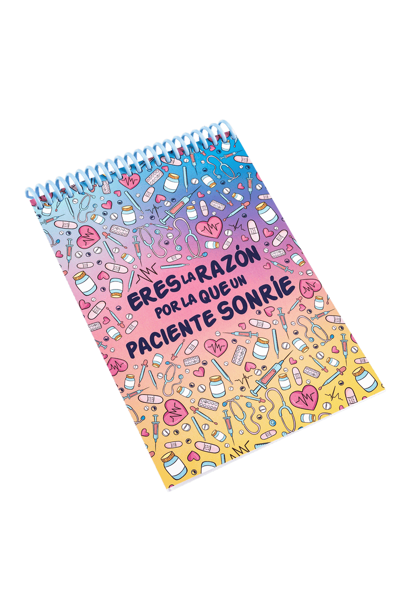 Libreta A6 Enfermería - Colorful-zoom-