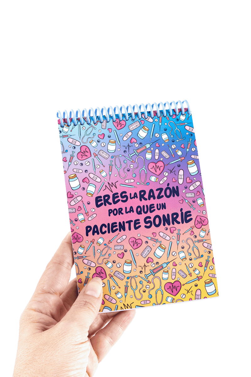 Libreta A6 Enfermería - Colorful-zoom-