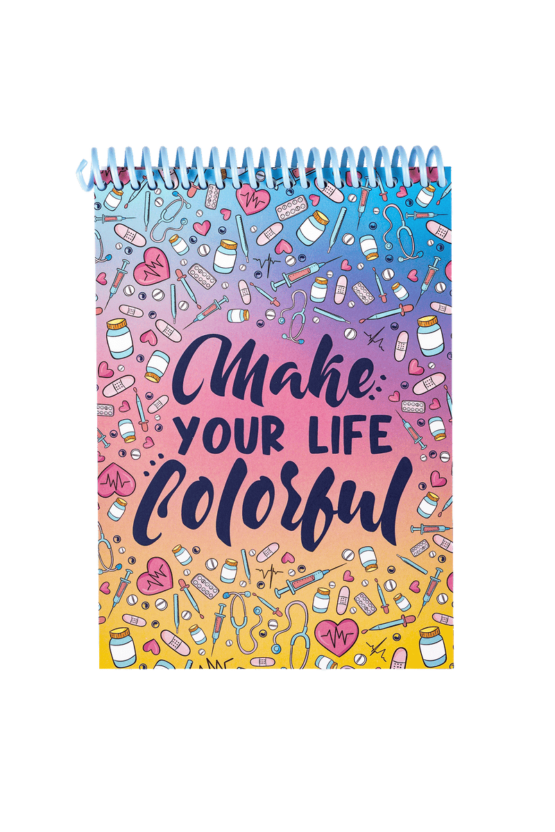 Libreta A6 Enfermería - Make your life Colorful-zoom-