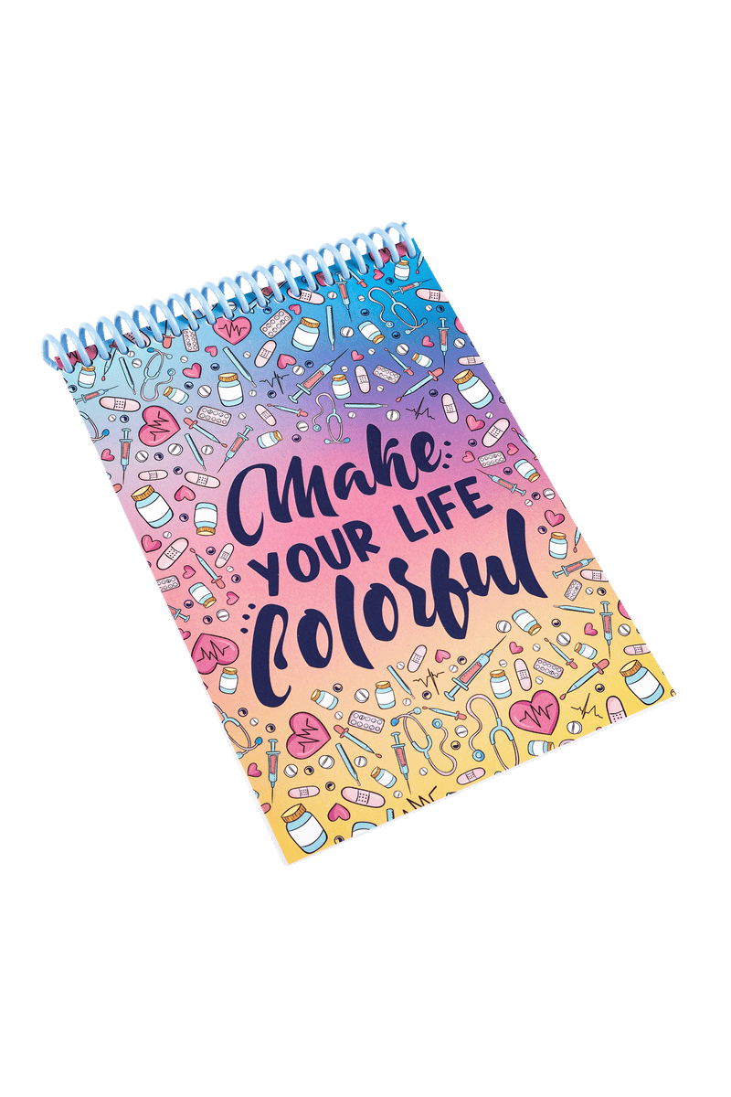 Libreta A6 Enfermería - Make your life Colorful-zoom-