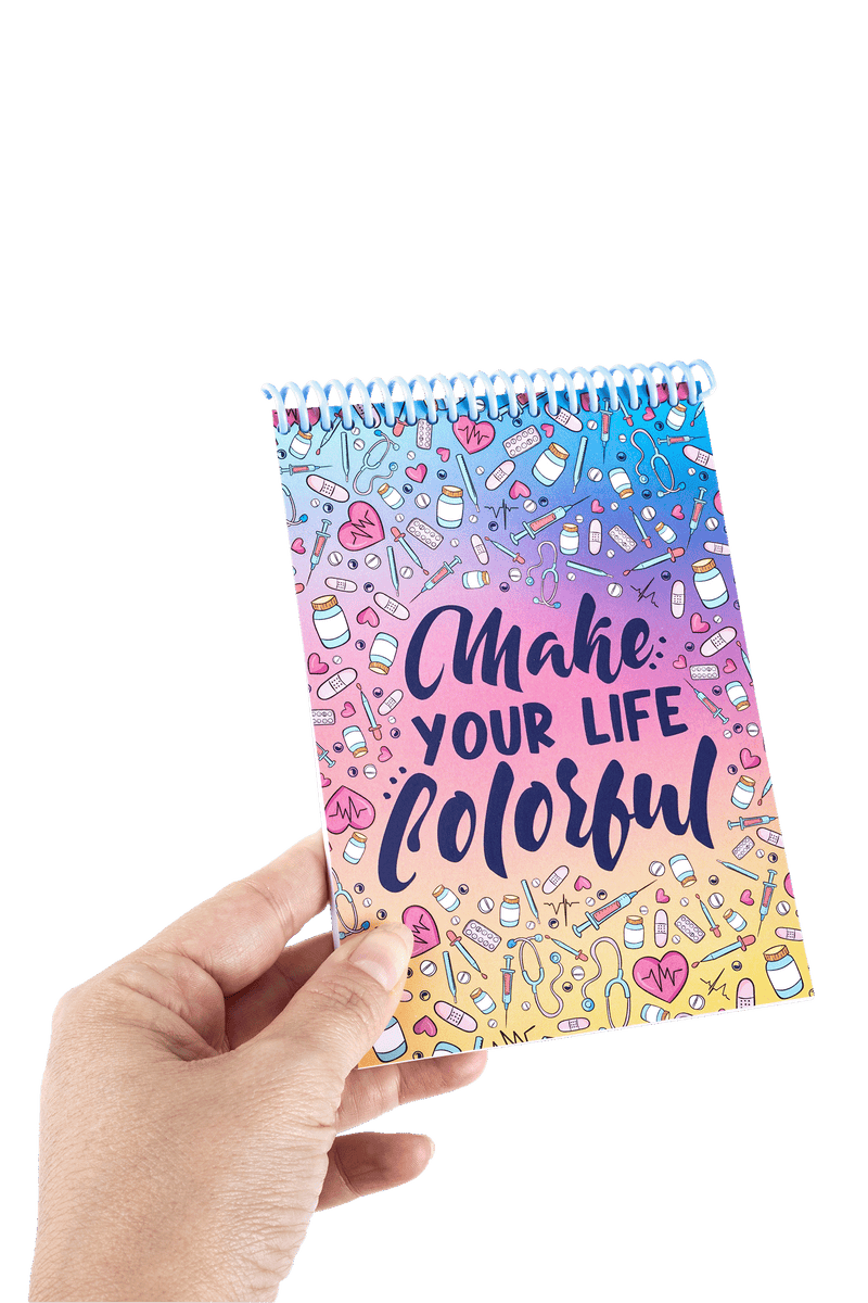 Libreta A6 Enfermería - Make your life Colorful-zoom-