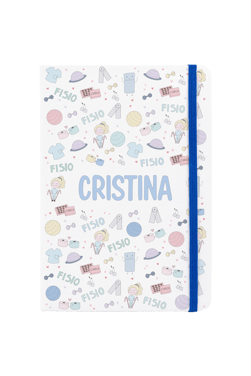 Libreta A5 con goma azul – Fisio Pastel-zoom-
