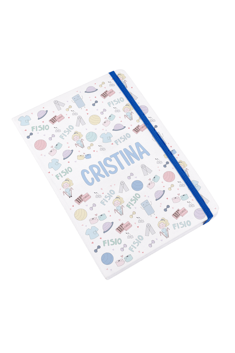 Libreta A5 con goma azul – Fisio Pastel-zoom-