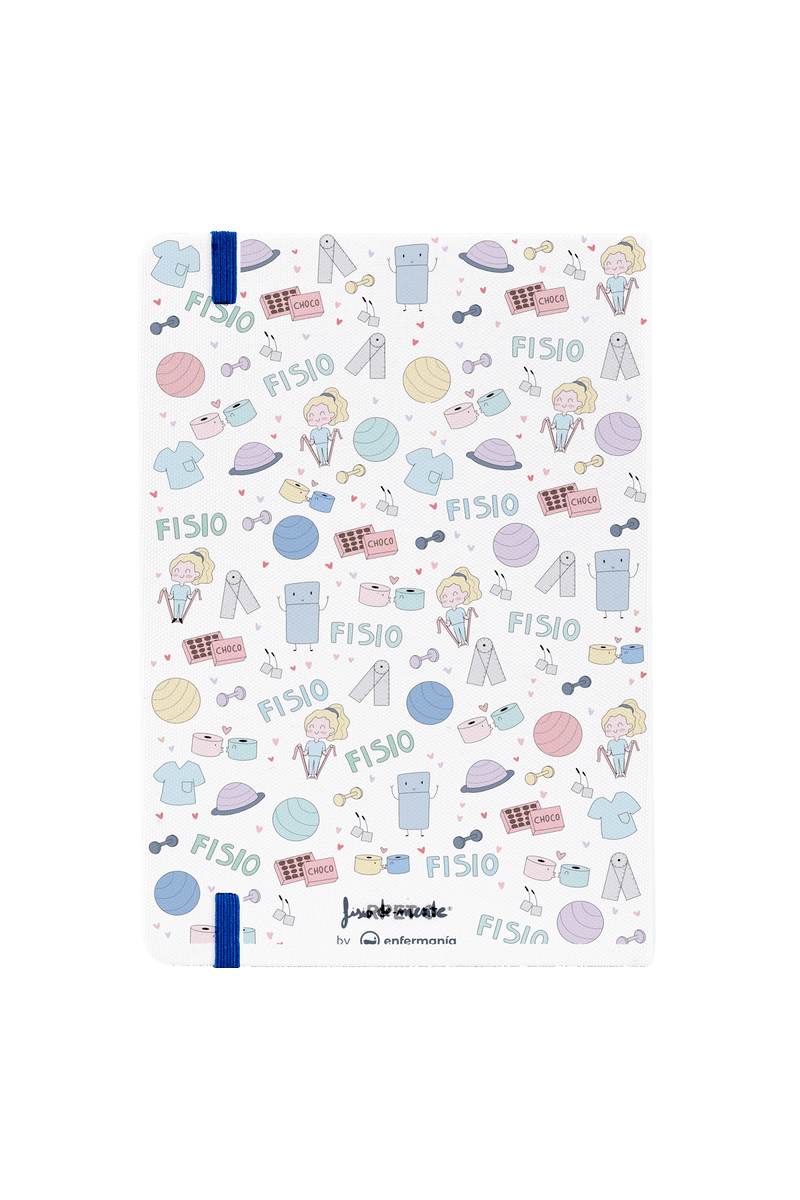 Libreta A5 con goma azul – Fisio Pastel-zoom-