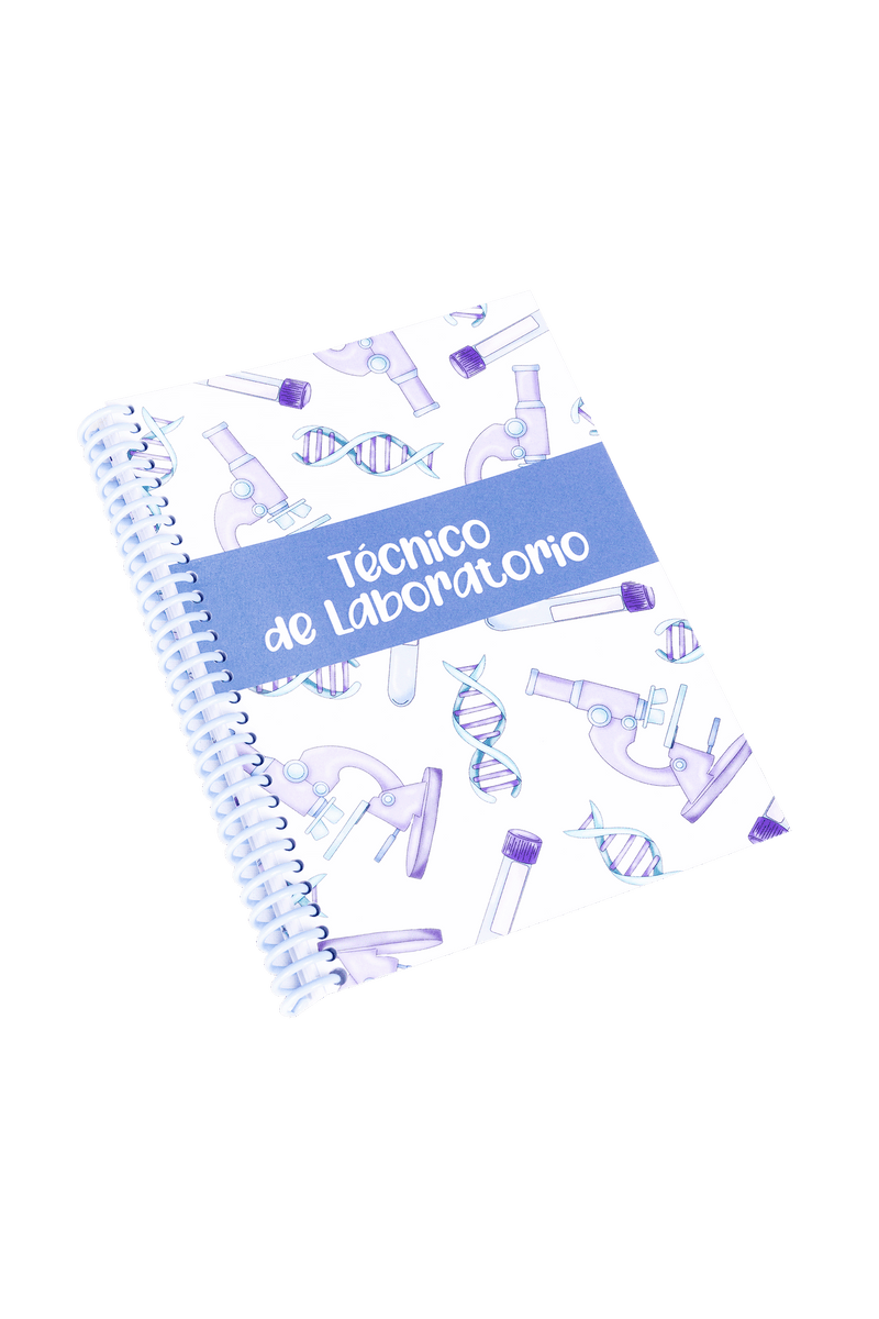 Libreta A6 - Técnico de laboratorio @elartedecuidar-zoom-