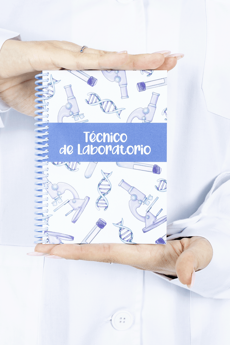 Libreta A6 - Técnico de laboratorio @elartedecuidar-zoom-