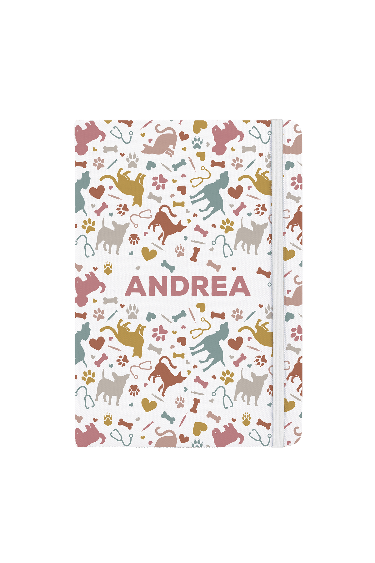 Libreta A5 con goma blanca – Vets Collection