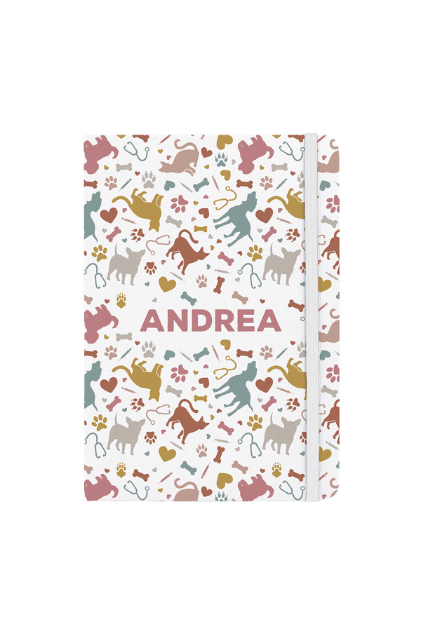 Libreta A5 con goma blanca – Vets Collection