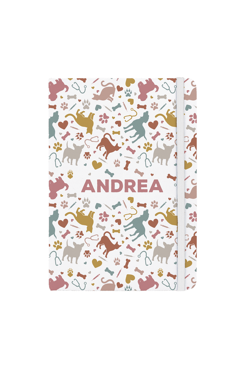 Libreta A5 con goma blanca – Vets Collection-zoom-