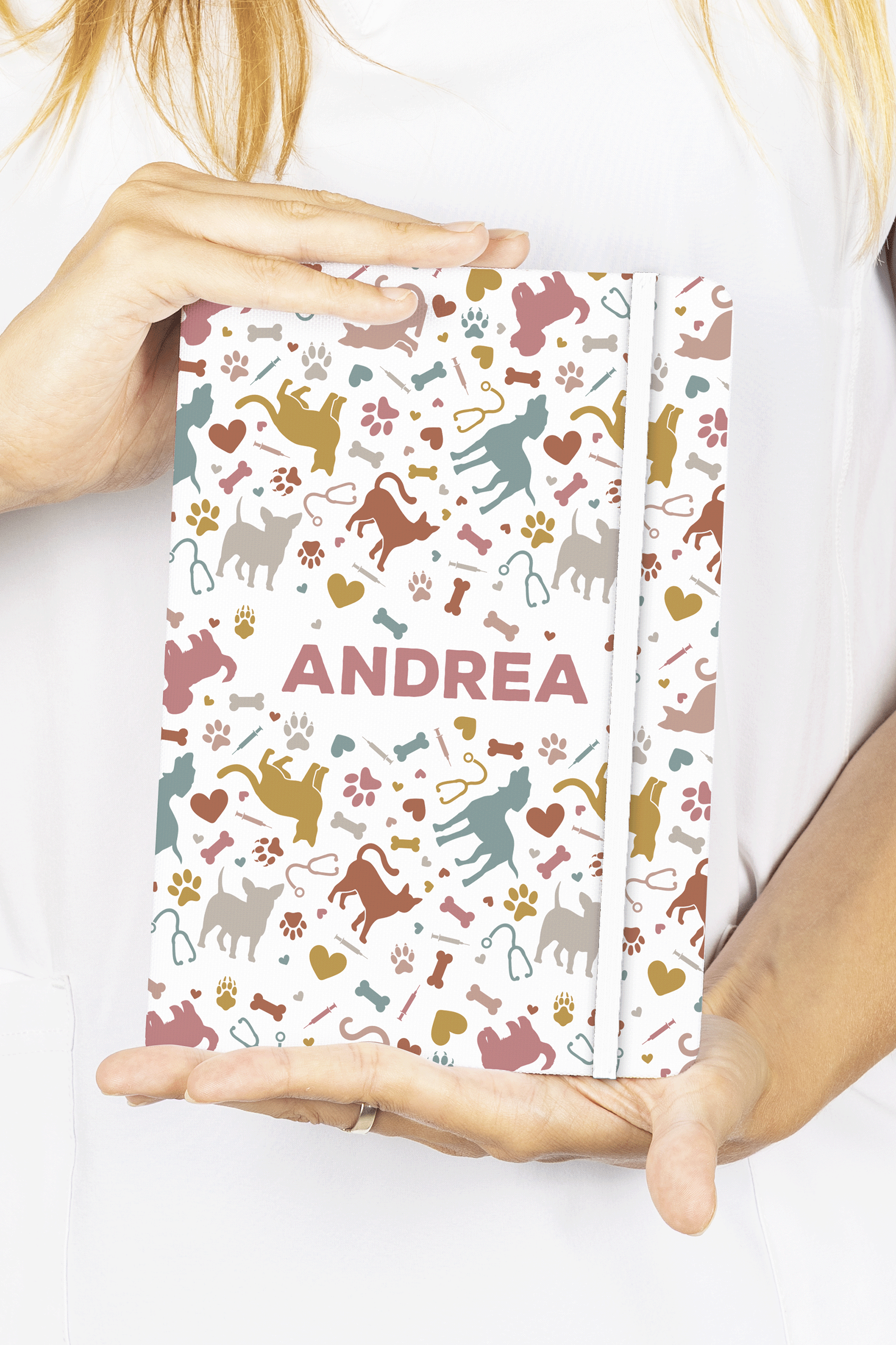 Libreta A5 con goma blanca – Vets Collection-3