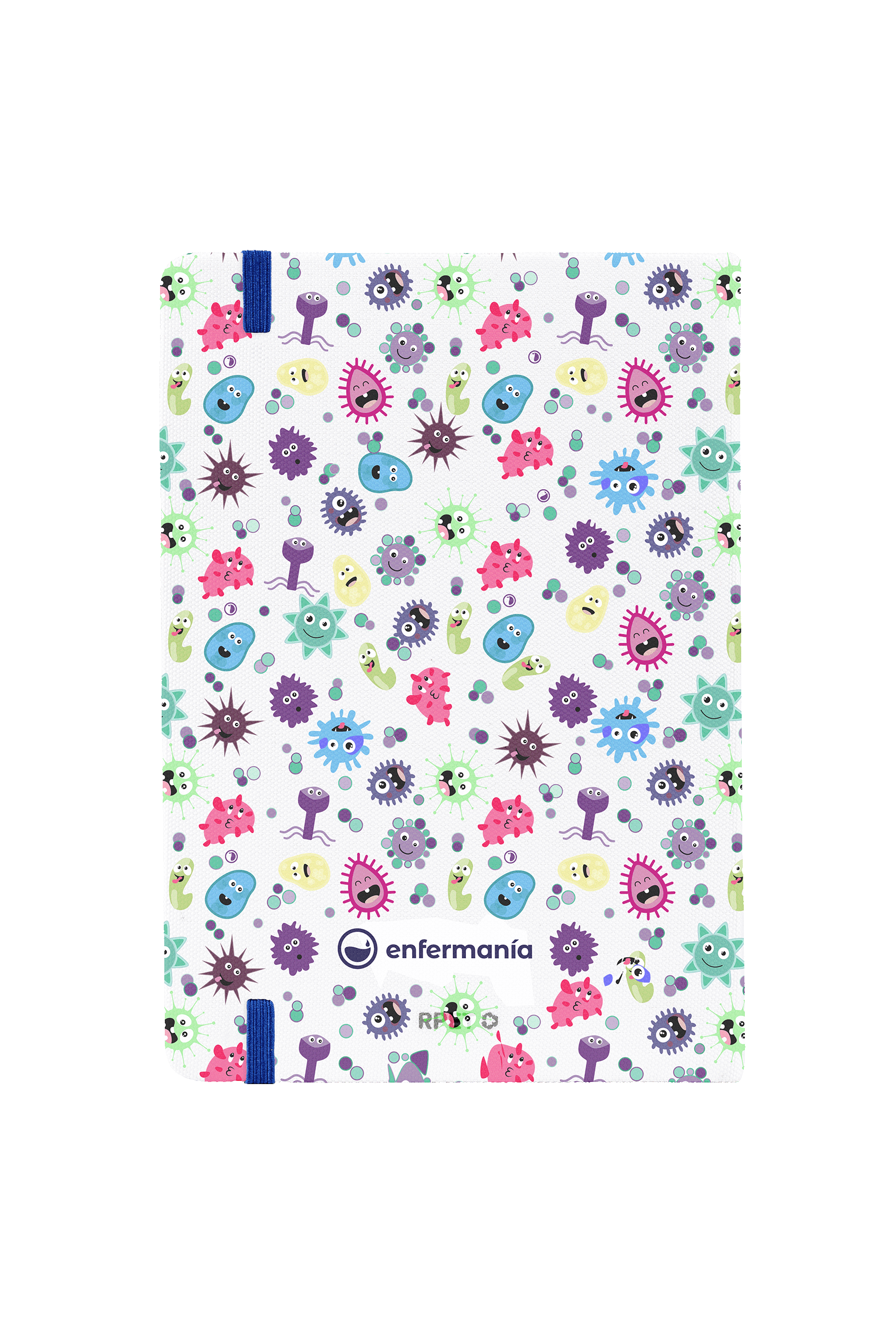 Libreta A5 con goma azul – Virus Collection-zoom-4