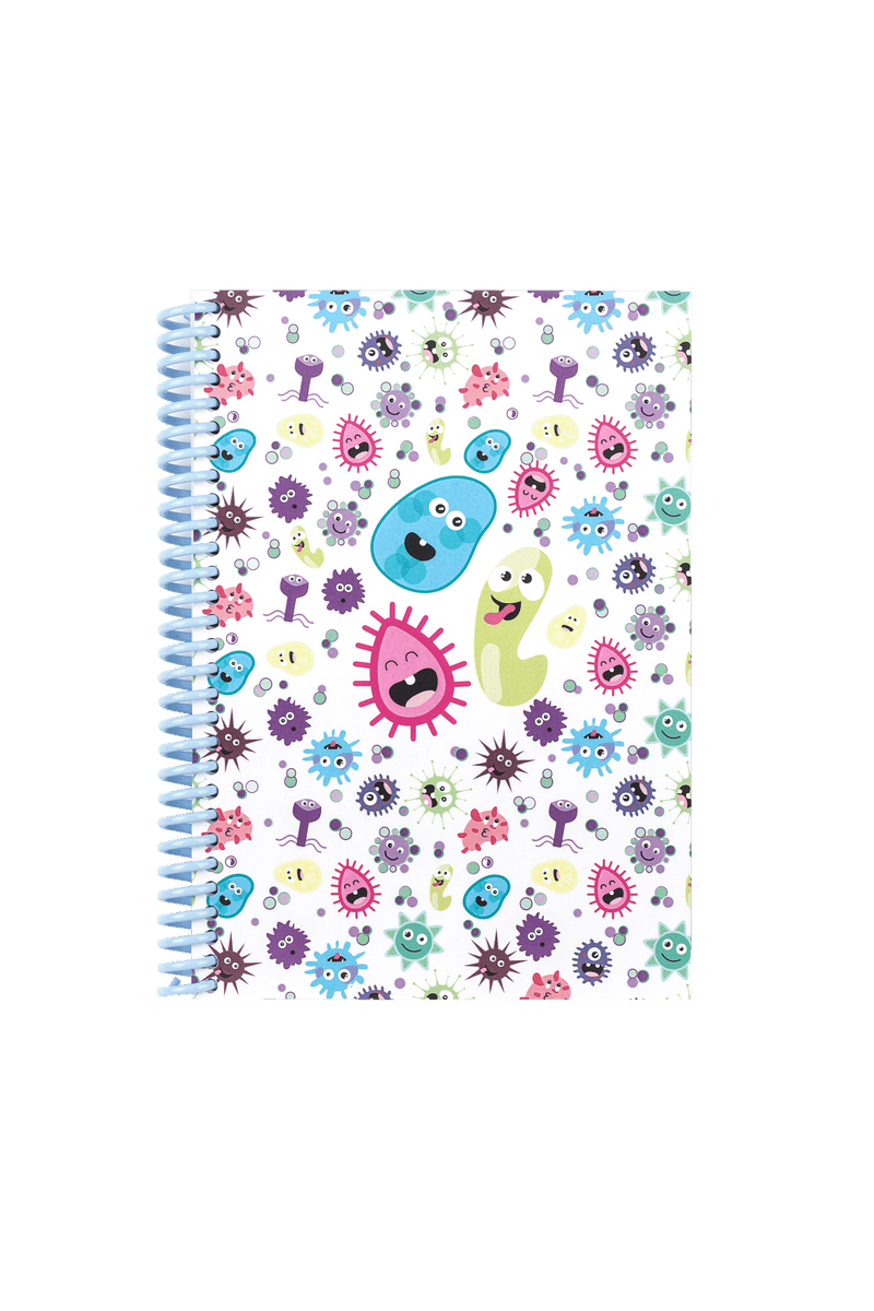 Libreta enfermería A6 - Virus-zoom-