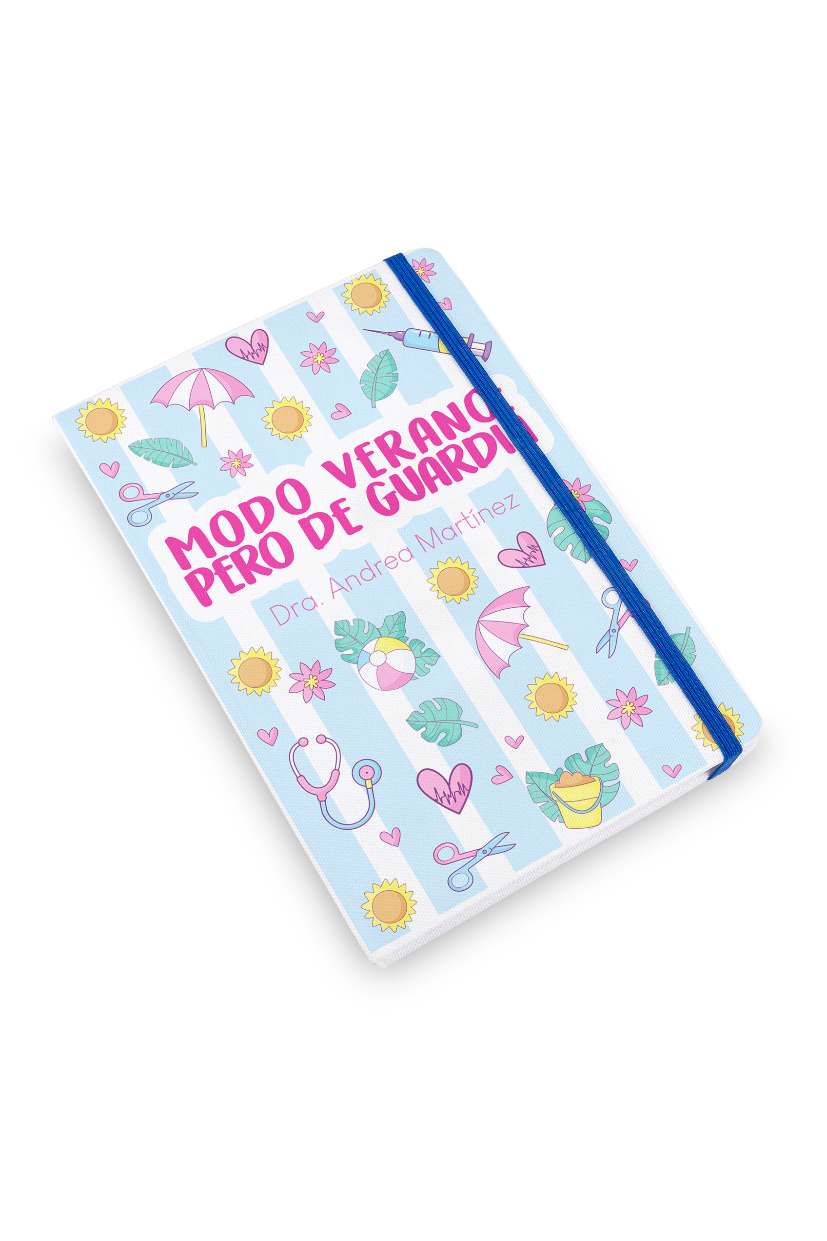 Detalle del diseño de la libreta A5 Colección Verano