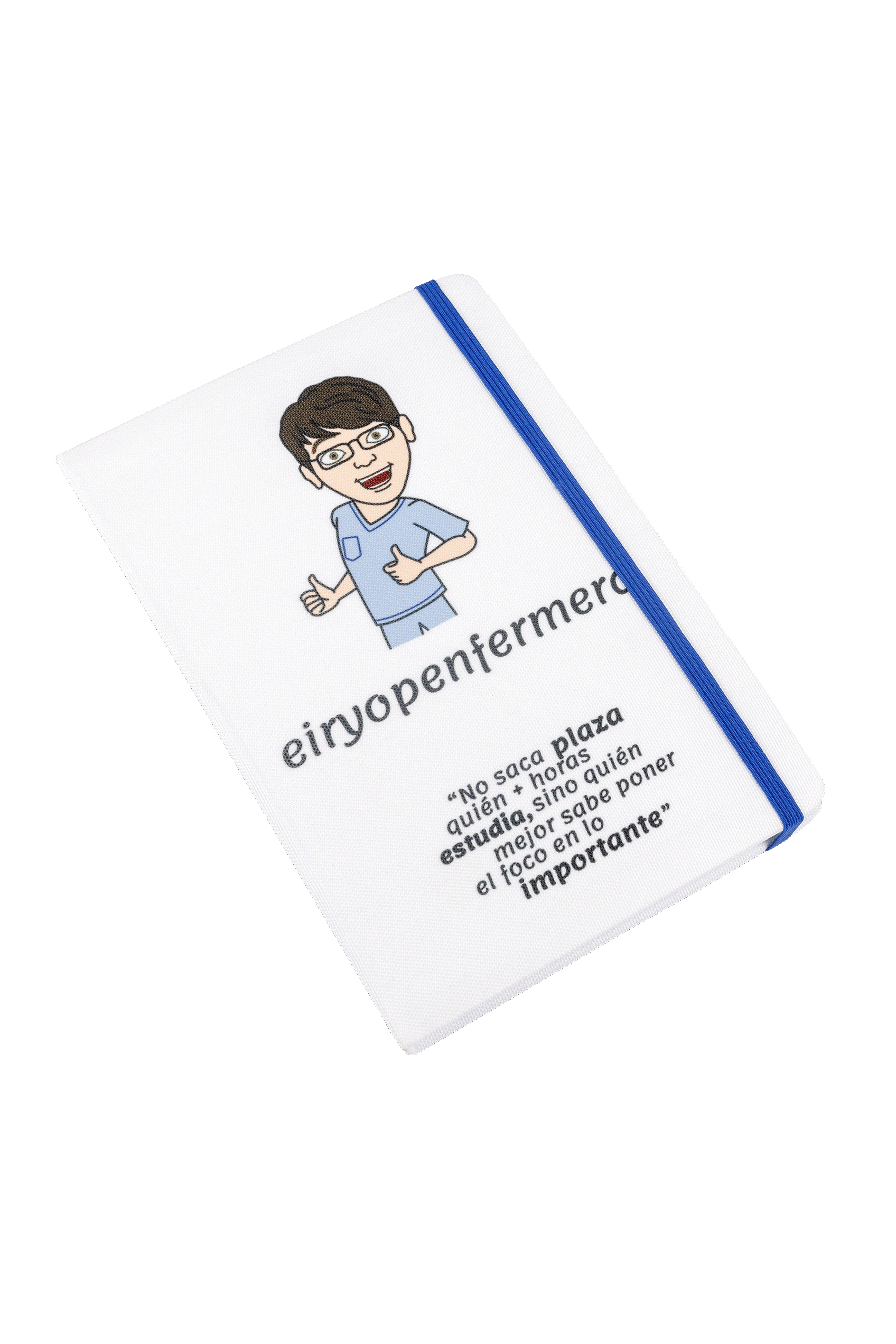 Libreta A5 con goma azul – Eiryopenfermera-zoom-3