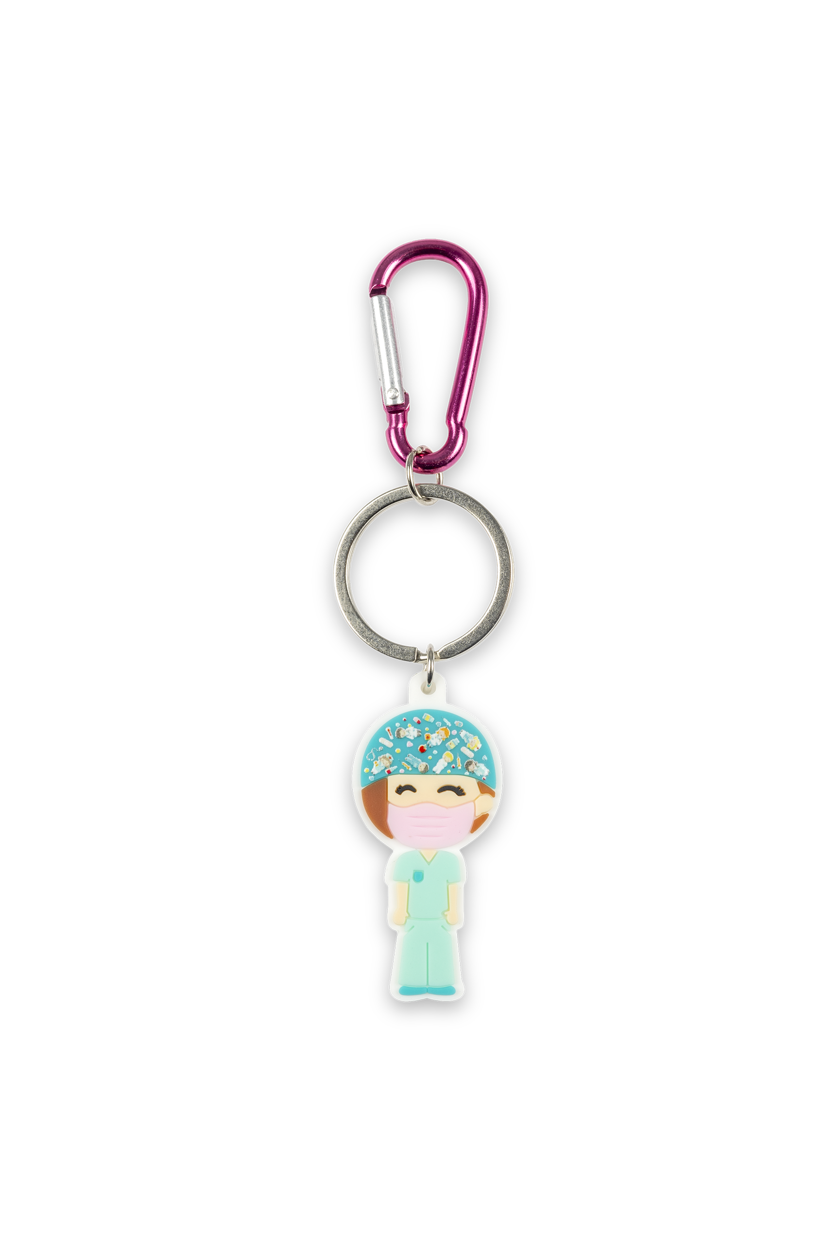 surgeon rubber keychain-zoom-1