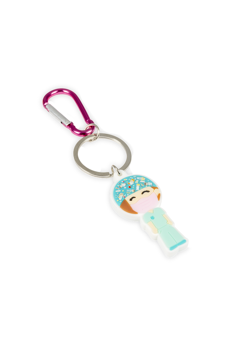 surgeon rubber keychain-zoom-