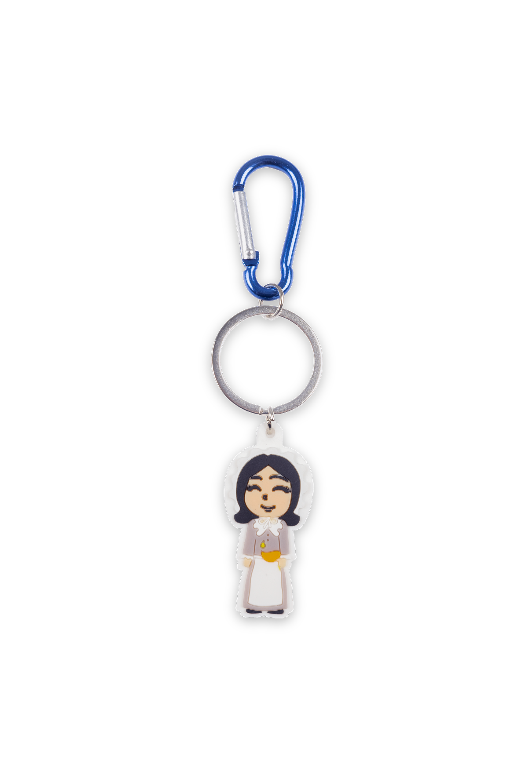 Nightingale rubber keychain-zoom-1