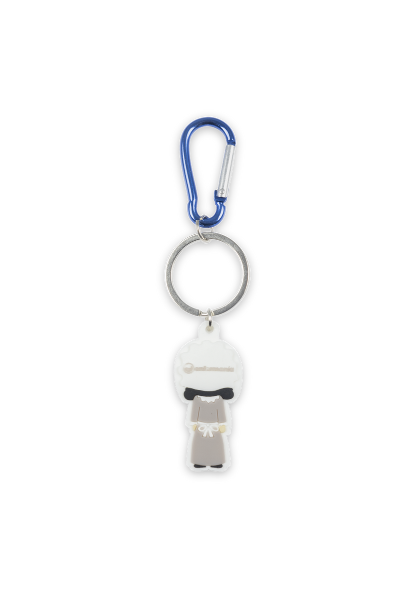 Nightingale rubber keychain-zoom-