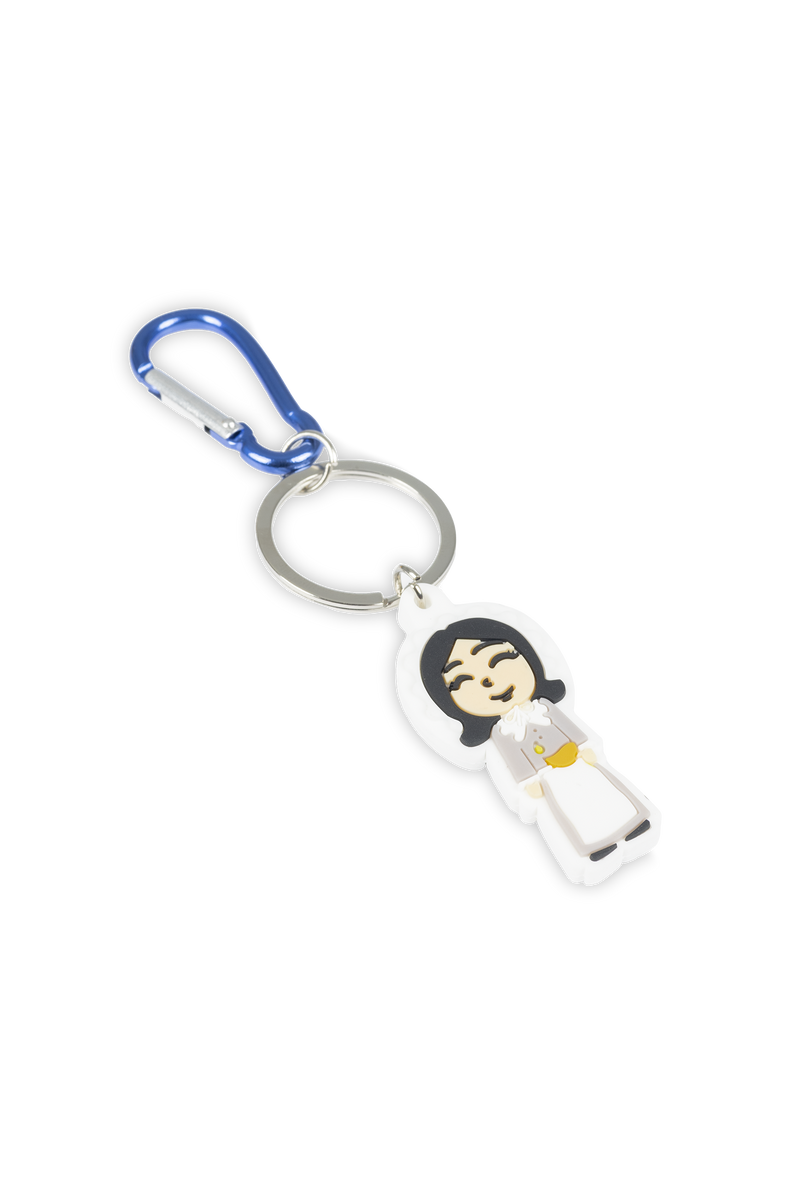 Nightingale rubber keychain-zoom-
