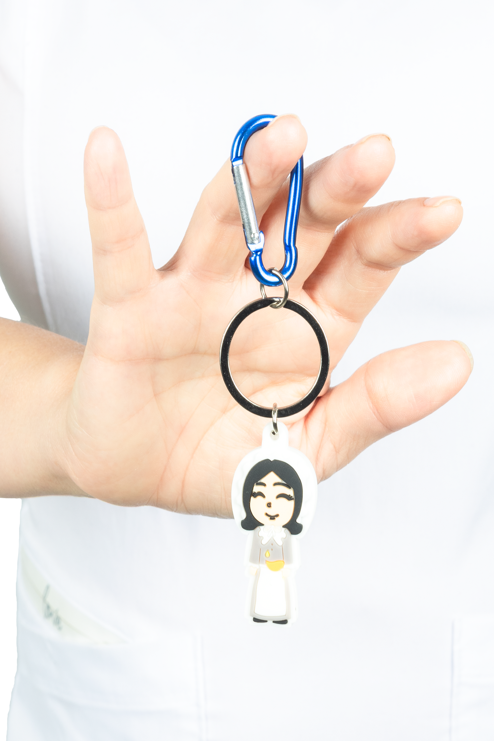 Nightingale rubber keychain-3