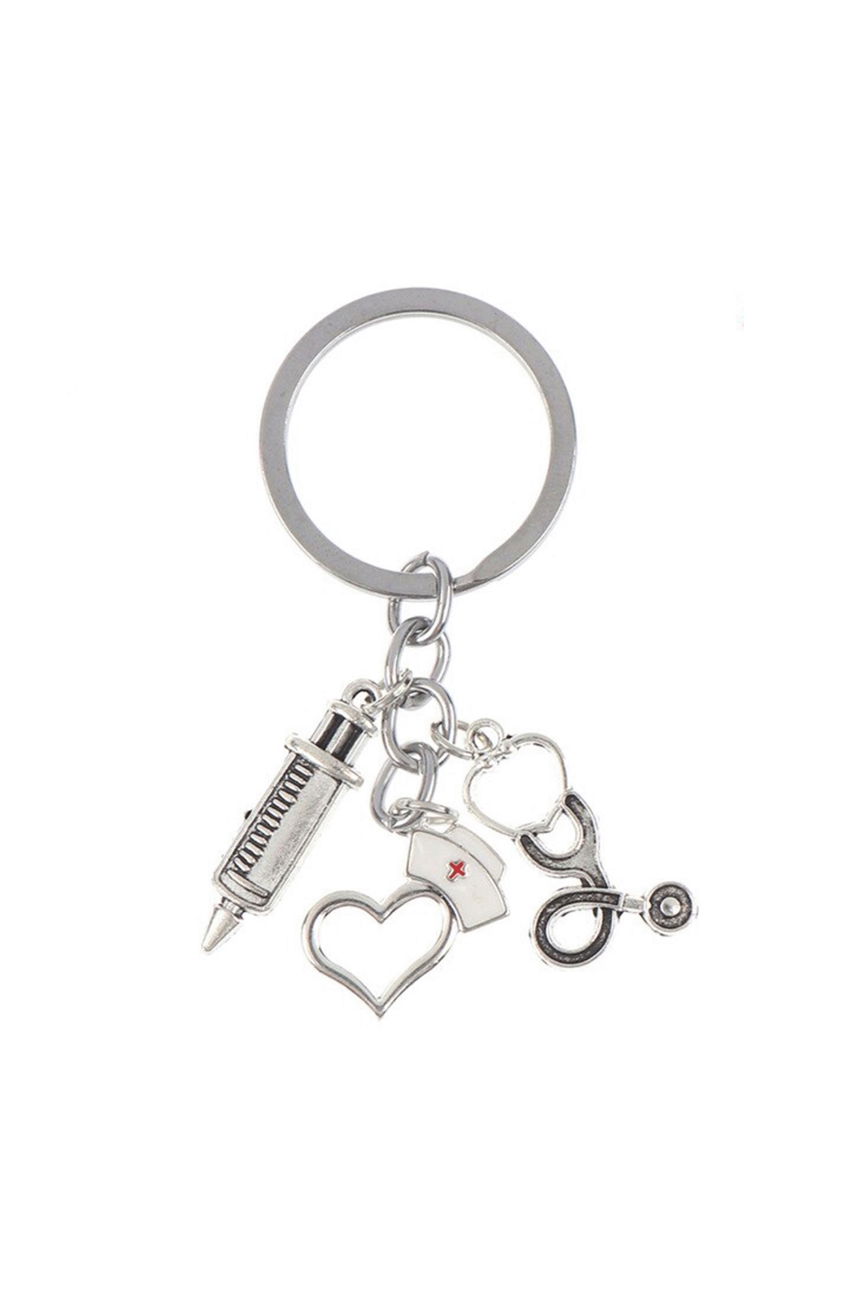 Llavero con Charms - jeringa-1