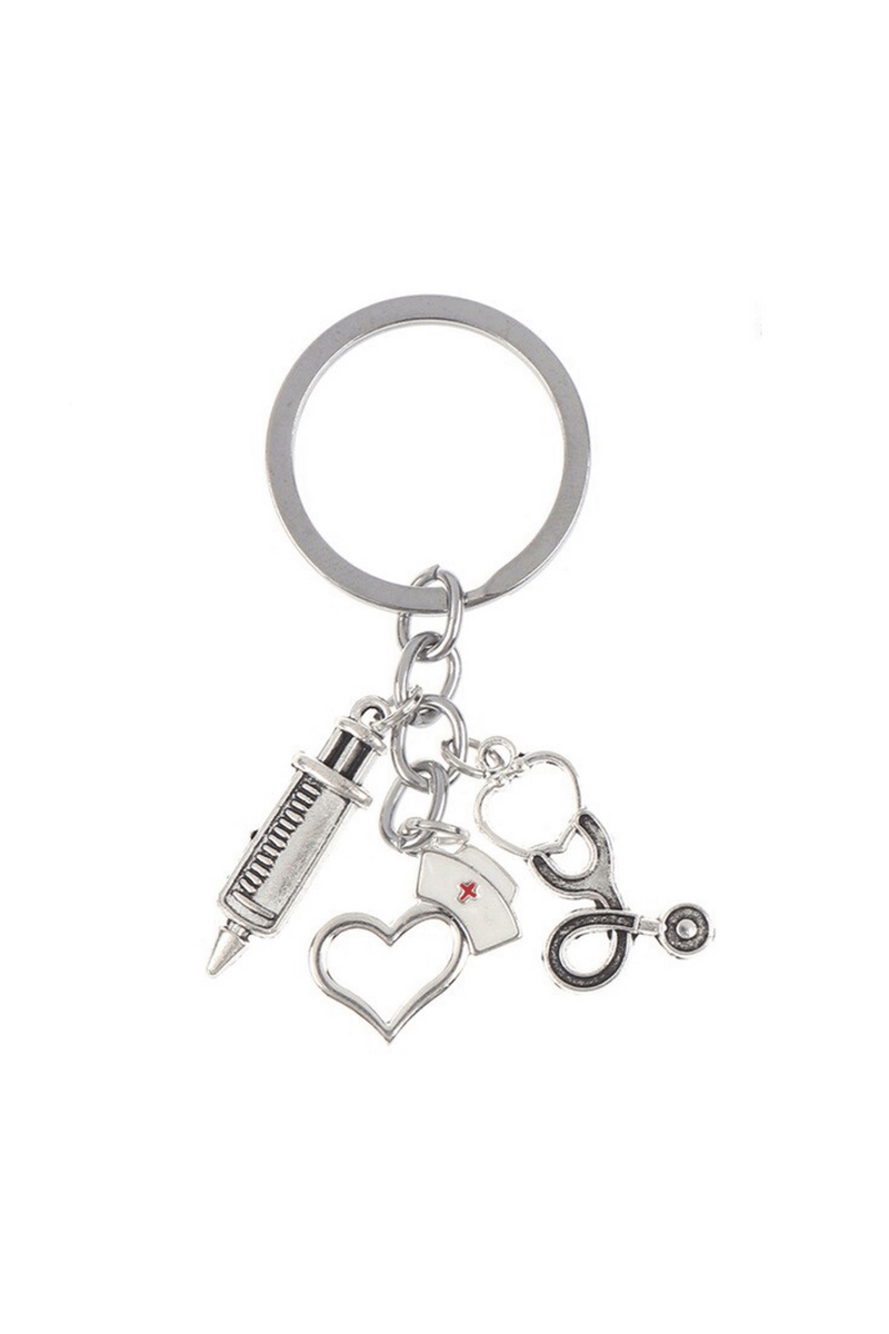 Llavero con Charms - jeringa-zoom-