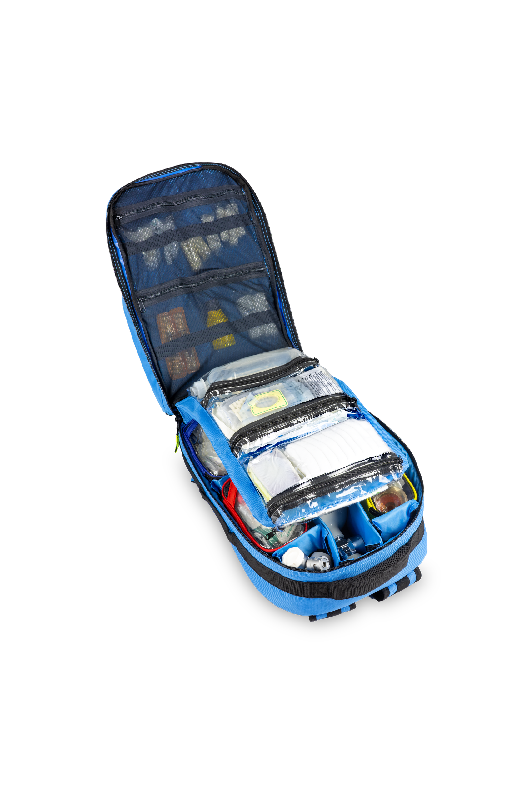 Mochila de emergencias bandas reflectantes - Azul-zoom-3