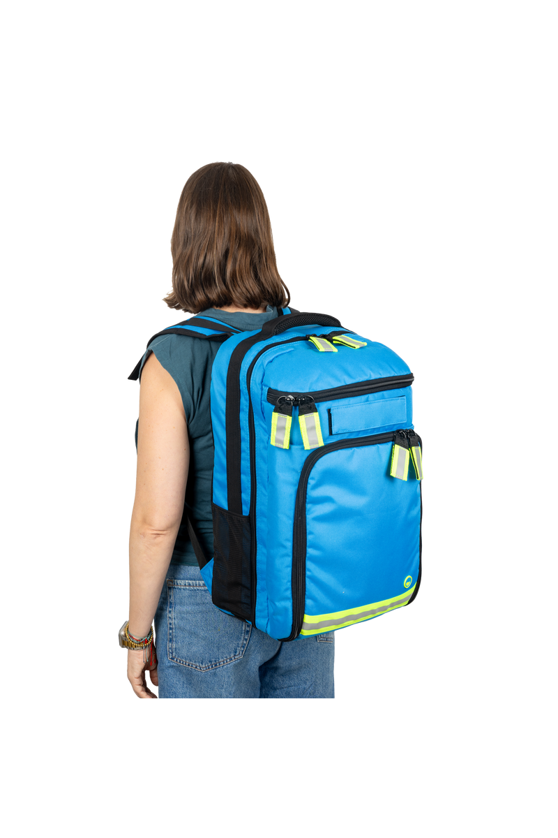 Mochila de emergencias bandas reflectantes - Azul-zoom-