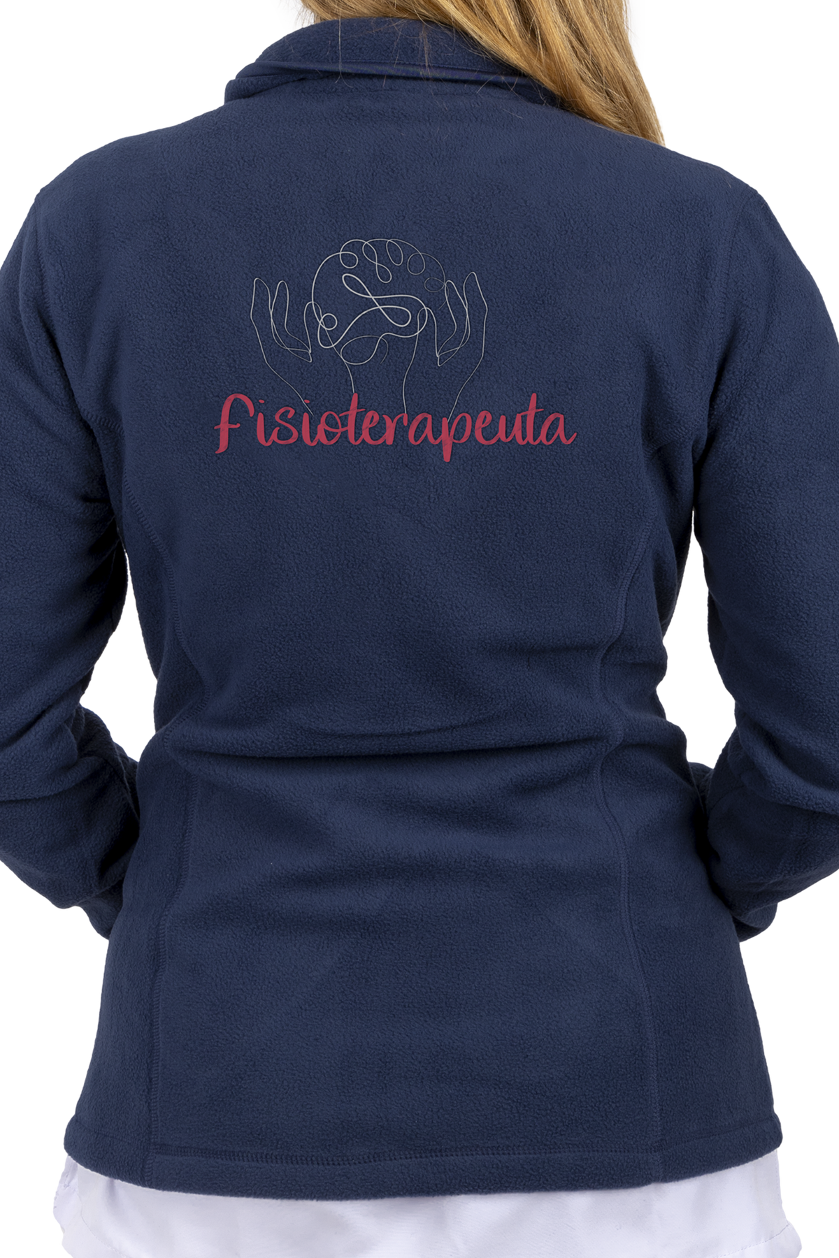 Personalized Women's Fleece Lining - Navy Blue