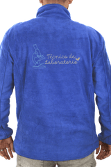 Chaqueta Polar Sanitario Hombre Personalizado – Azul Royal