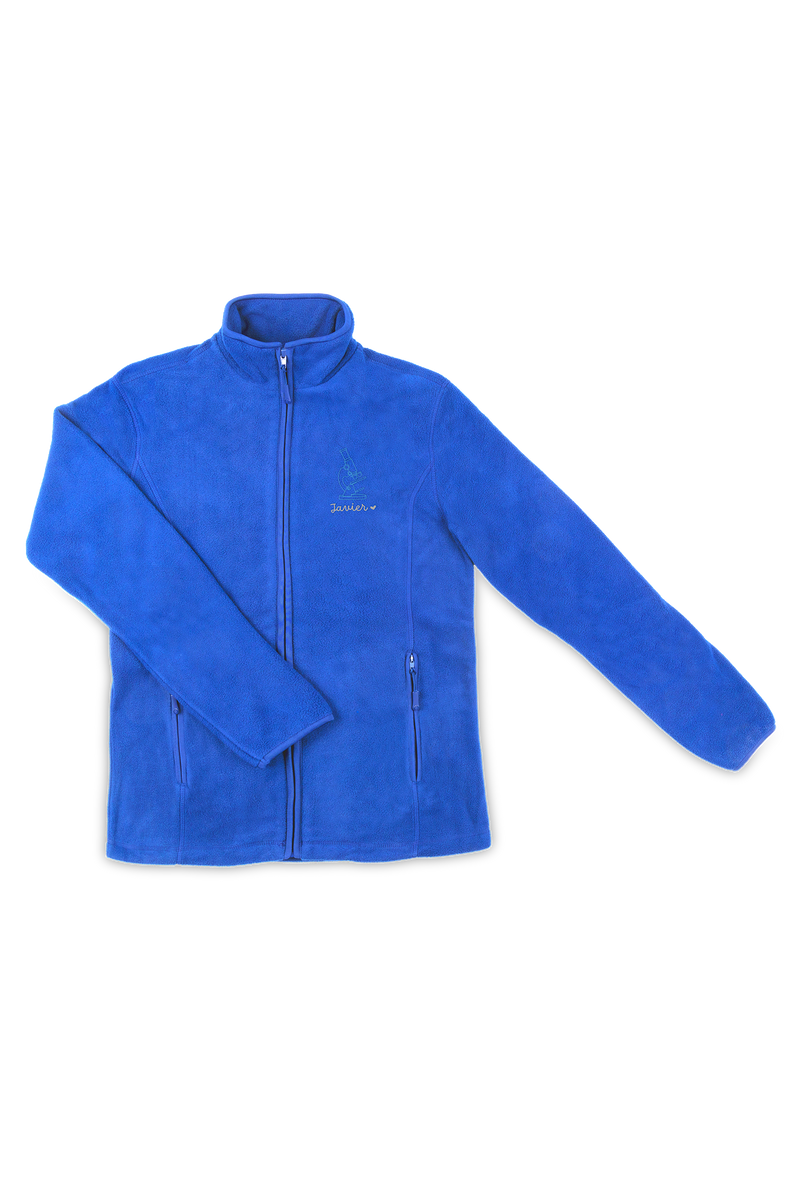 Chaqueta Polar Sanitario Hombre Personalizado – Azul Royal-zoom-