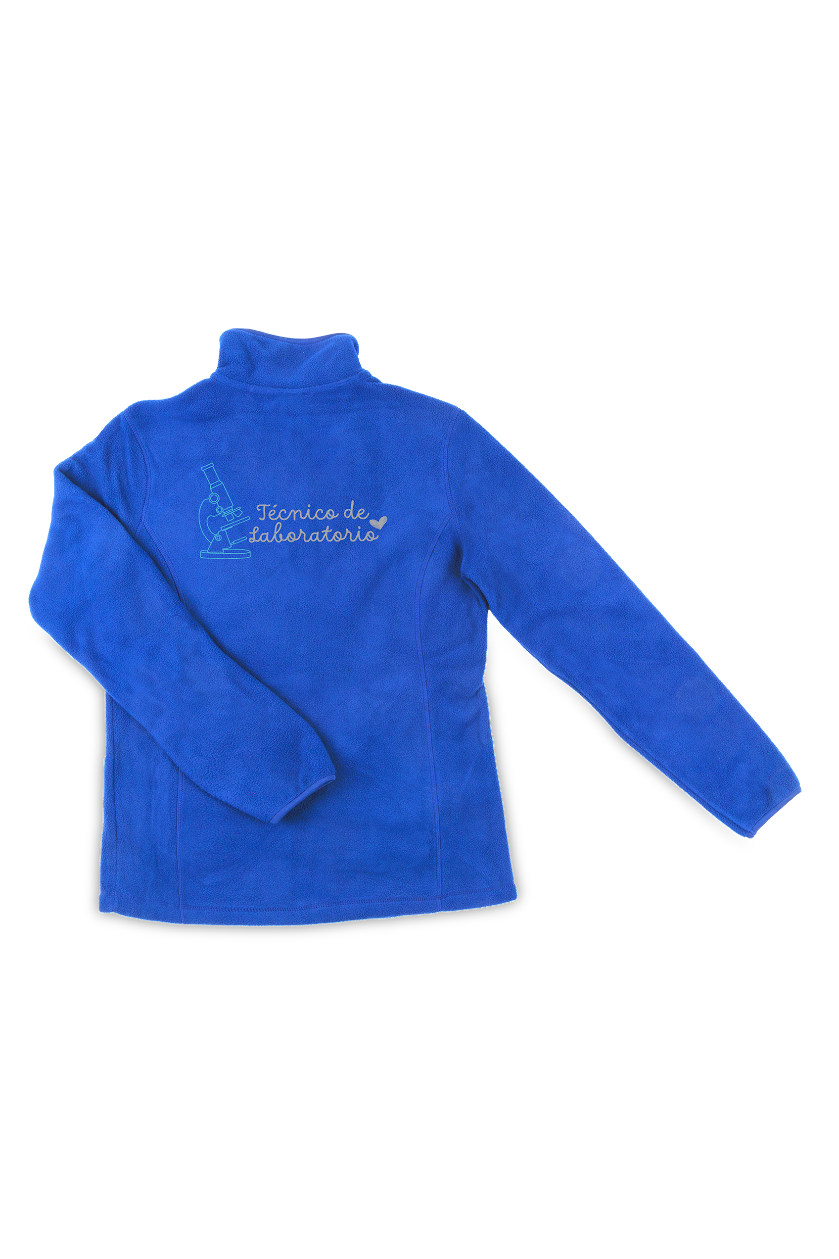 Chaqueta Polar Sanitario Hombre Personalizado – Azul Royal Técnico de laboratorio-zoom-4