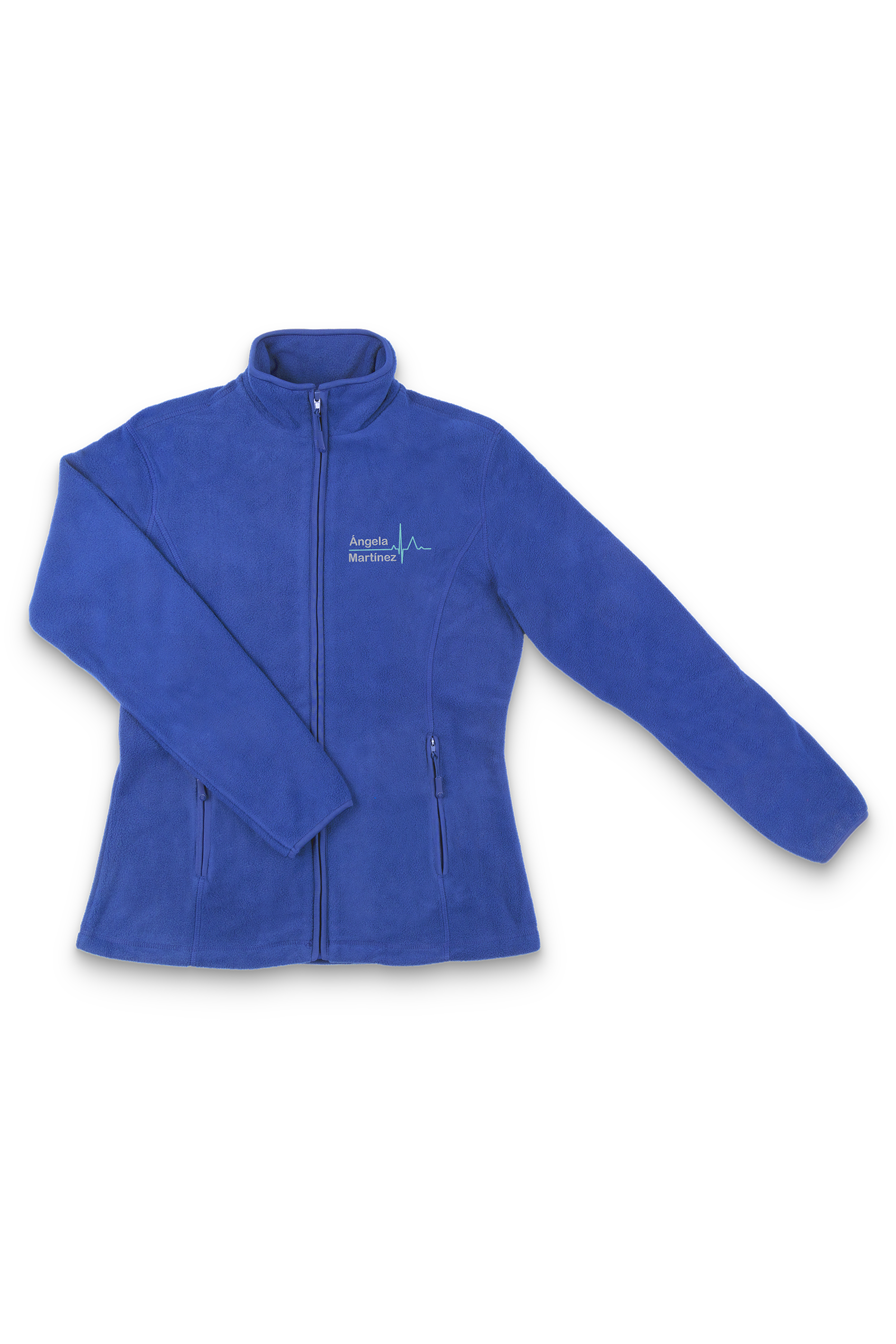 Forro polar sanitario mujer personalizado – Azul TCAE