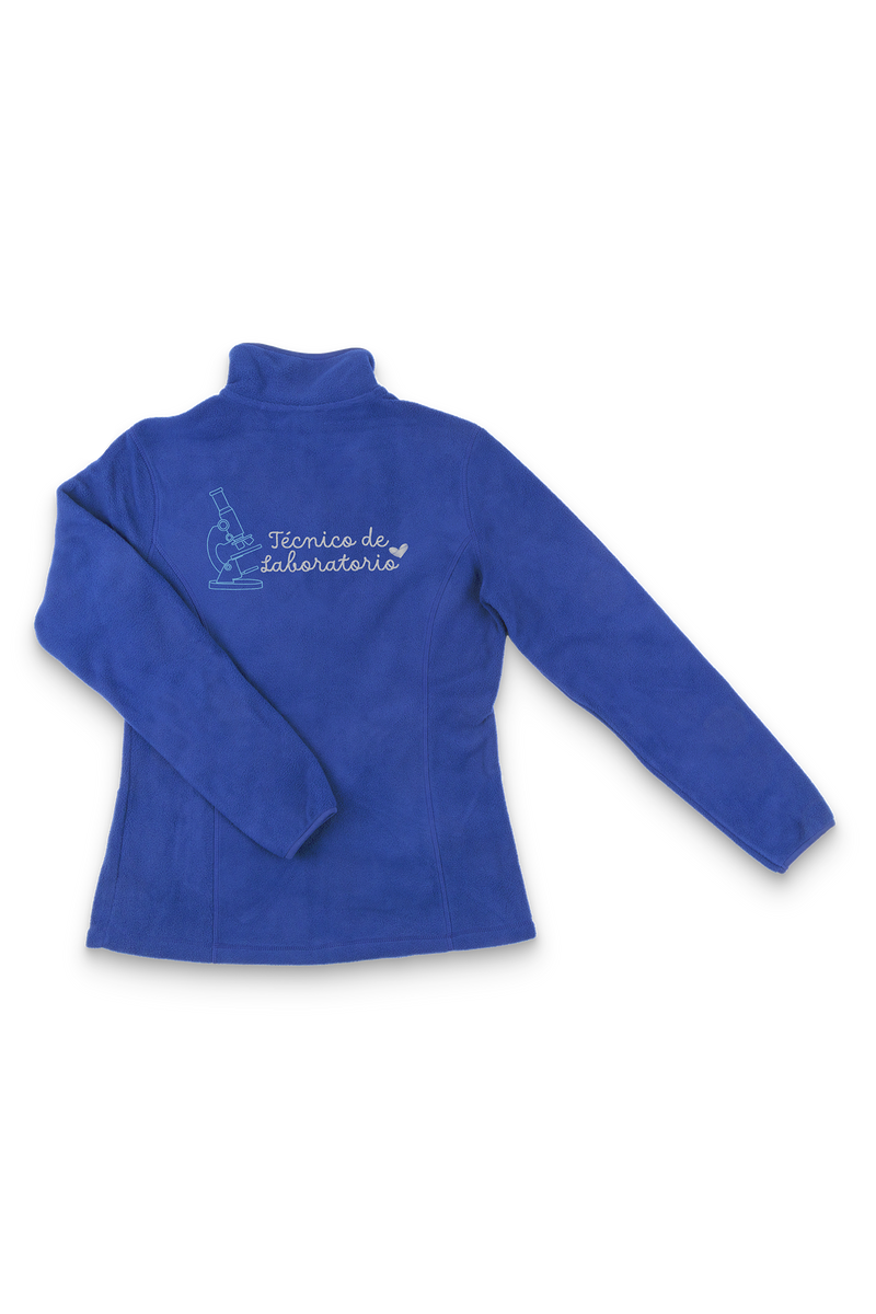 Forro polar sanitario mujer personalizado – Azul-zoom-