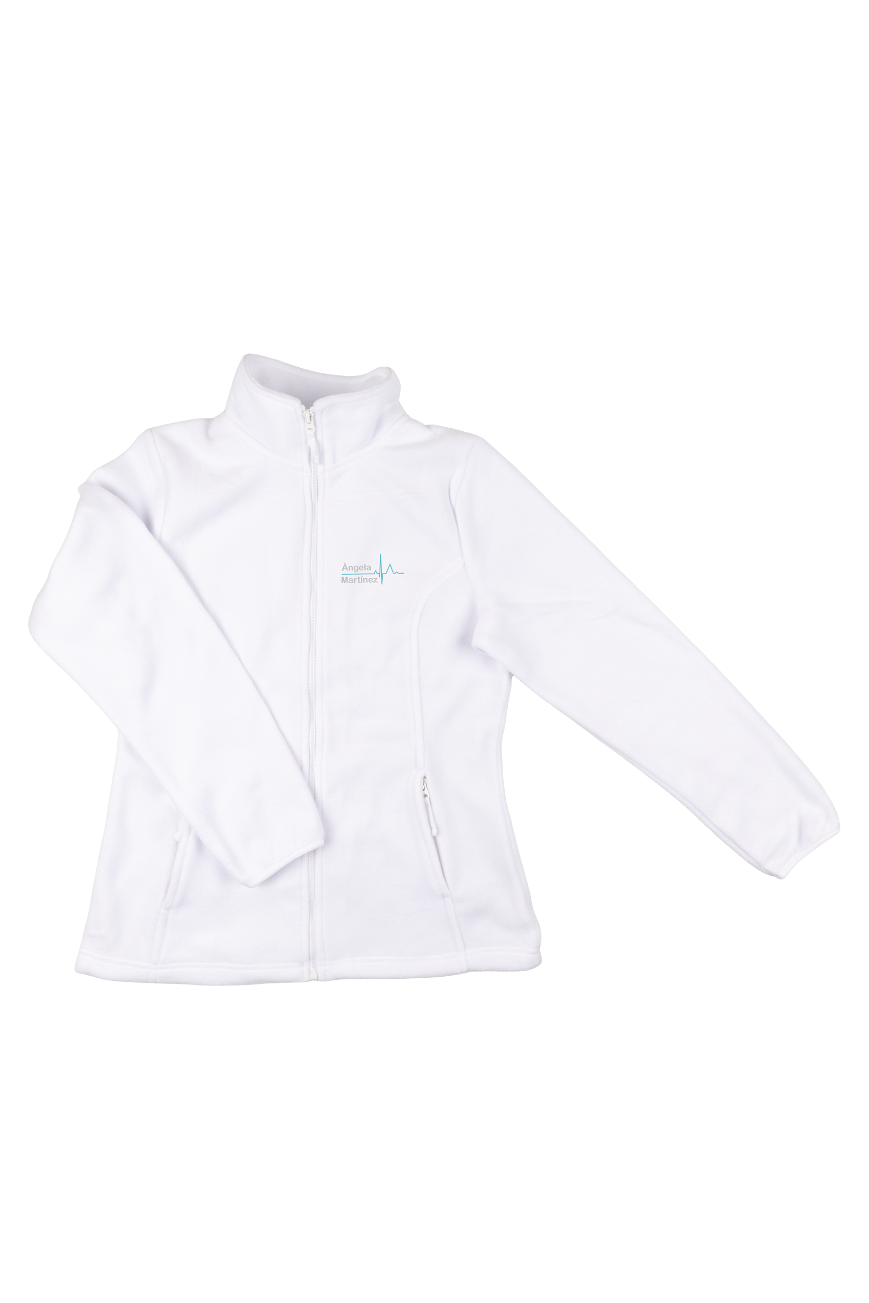 Forro Polar Sanitario Mujer Bordado Personalizado – Blanco-zoom-5