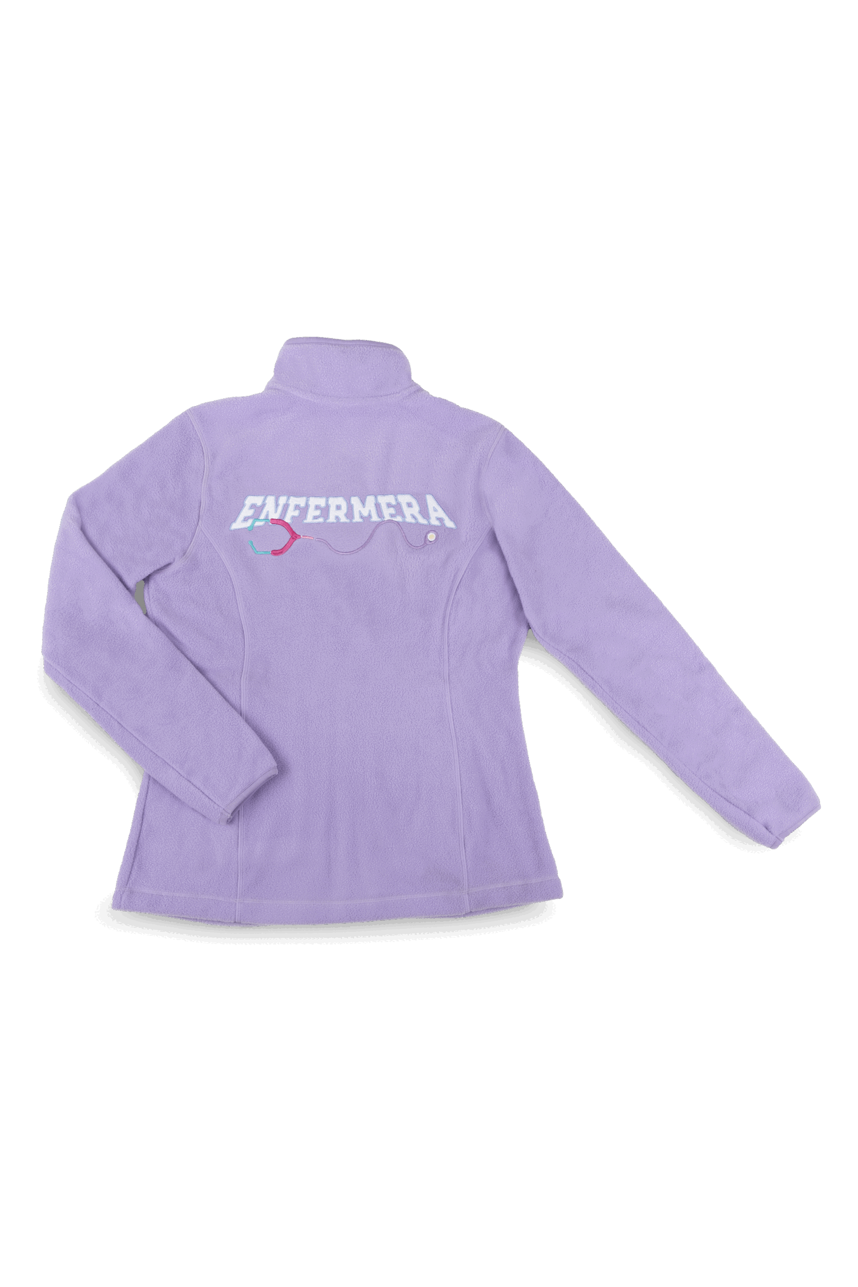 Forro Polar Sanitario Mujer Personalizado – Lavanda con bordado Dentista-zoom-10