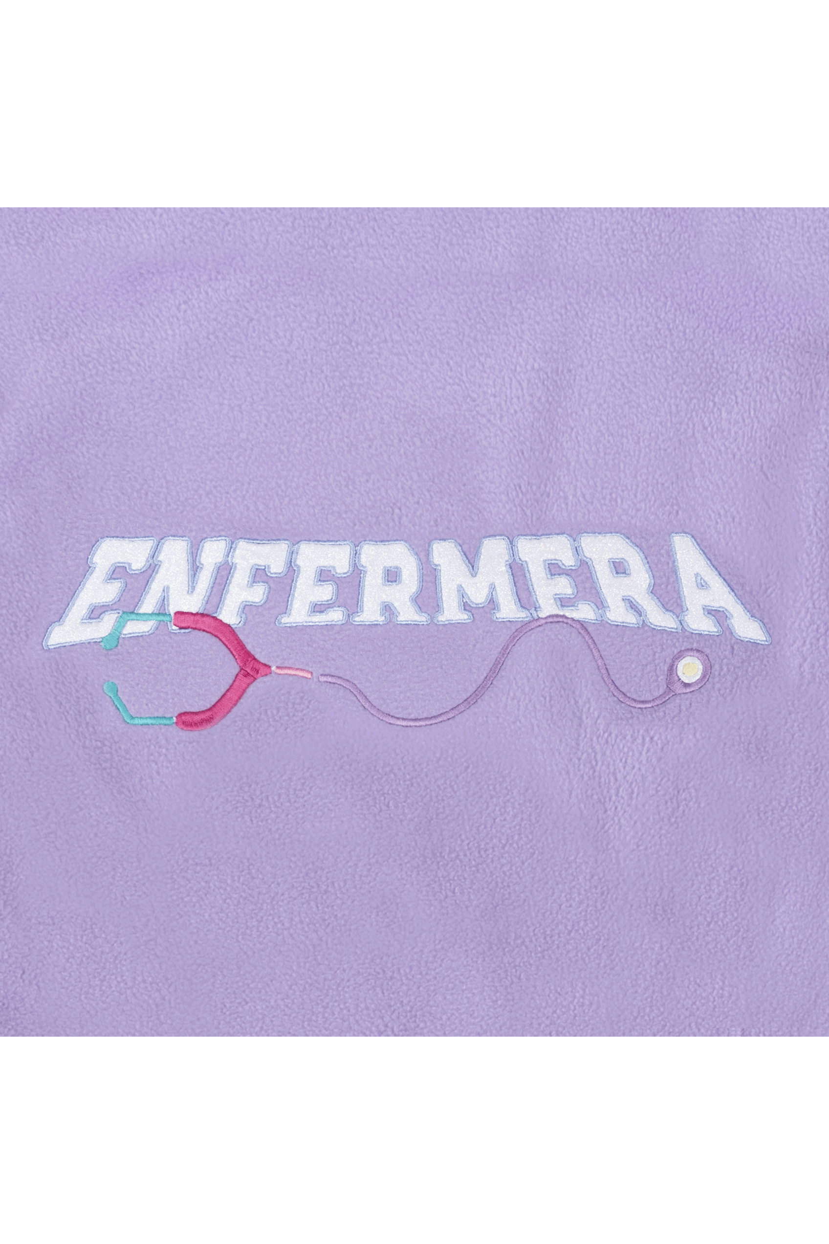 Forro Polar Sanitario Mujer Personalizado – Lavanda con bordado Matrona-zoom-8