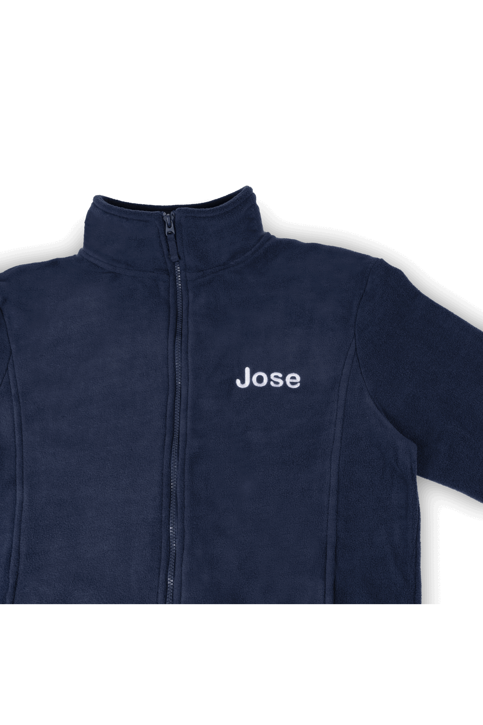 Forro Polar Sanitario Hombre Personalizado – Azul Marino Médico-3