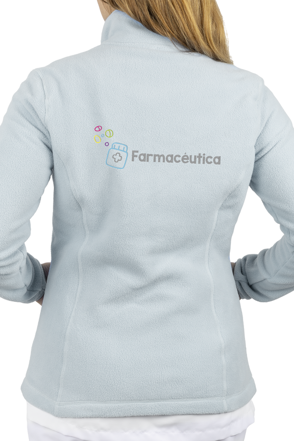 Forro Polar sanitario mujer personalizado – Color Hielo Farmacéutico