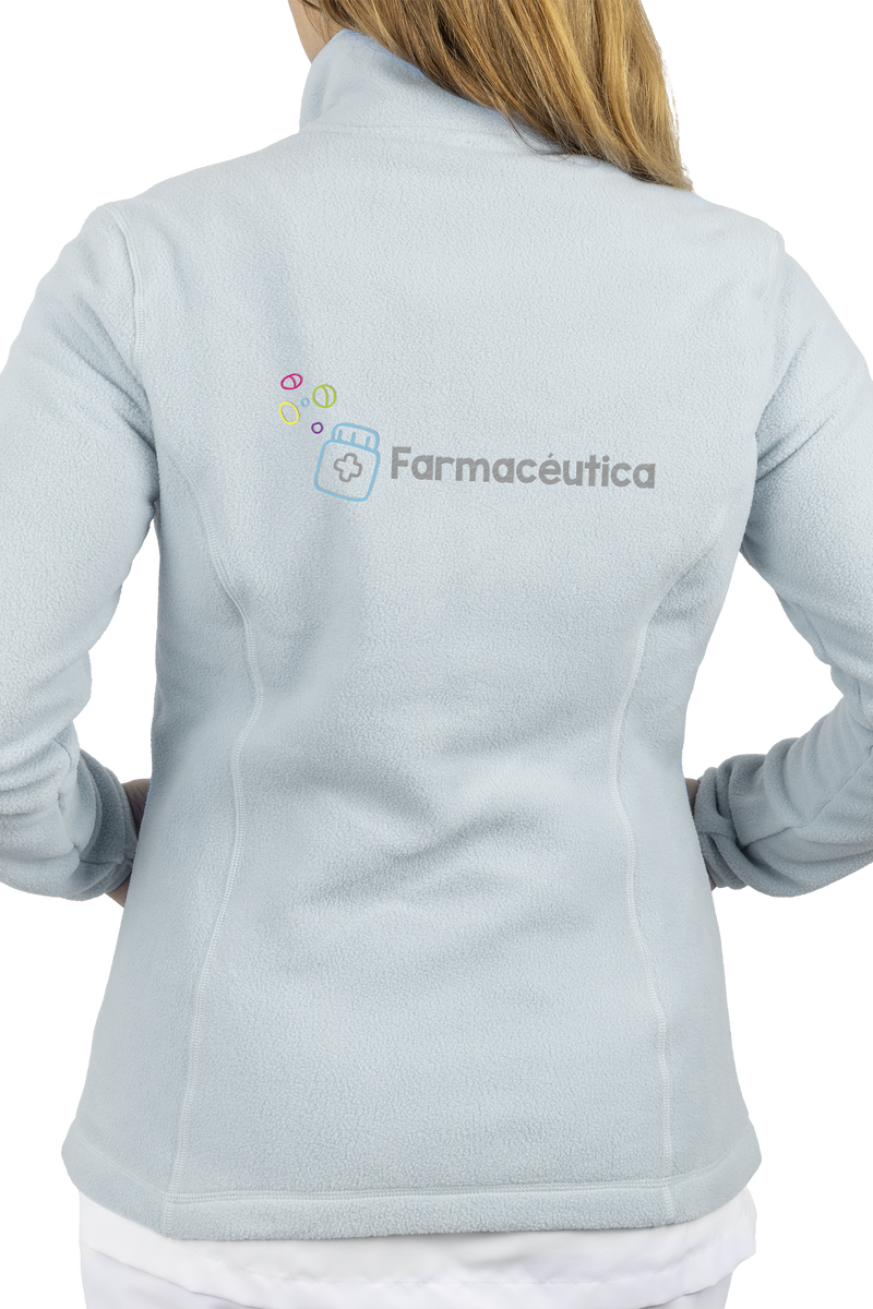 Forro Polar sanitario mujer personalizado – Color Hielo Farmacéutico-zoom-