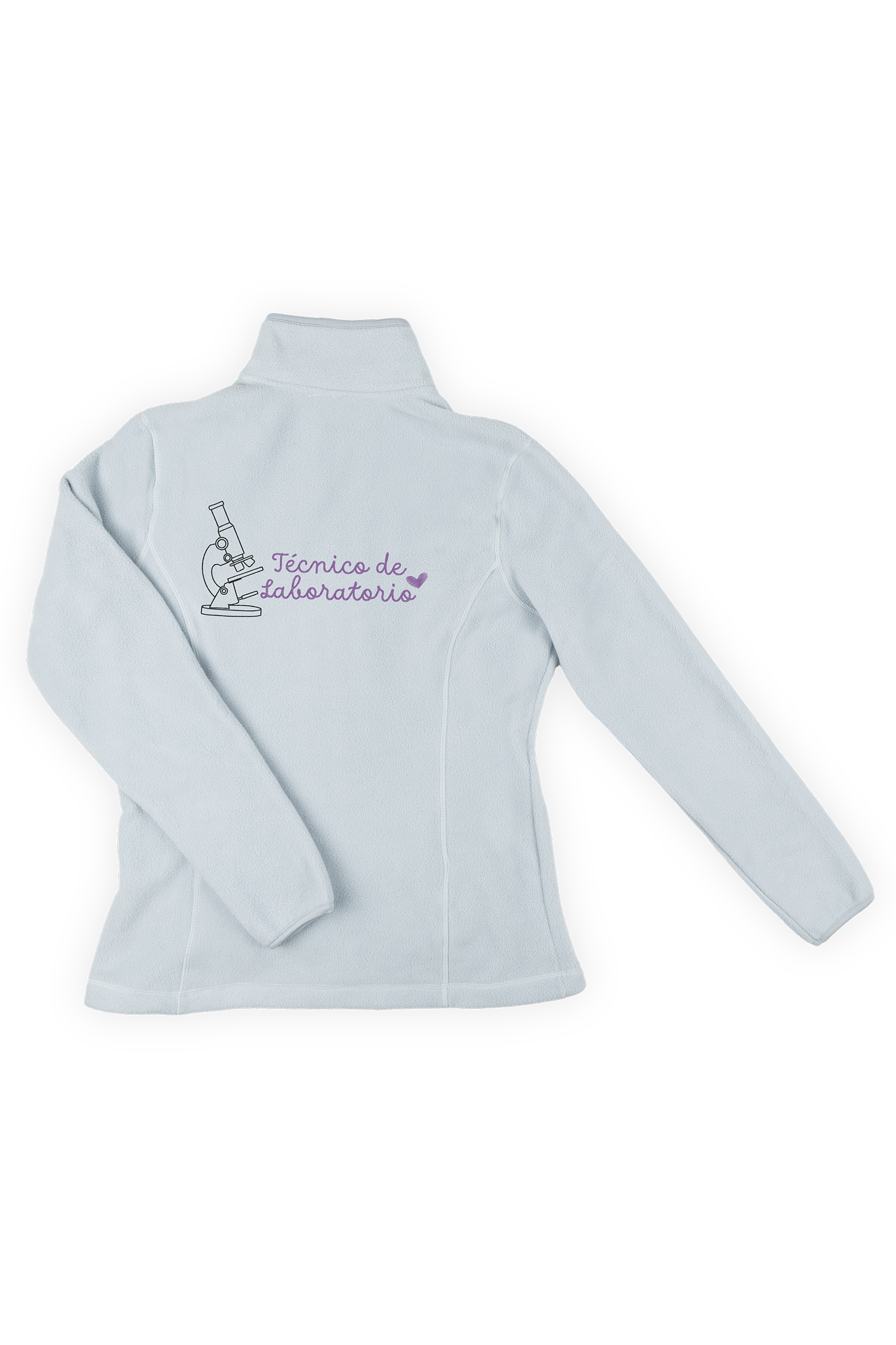 Forro Polar sanitario mujer personalizado – Color Hielo Farmacéutico-zoom-4