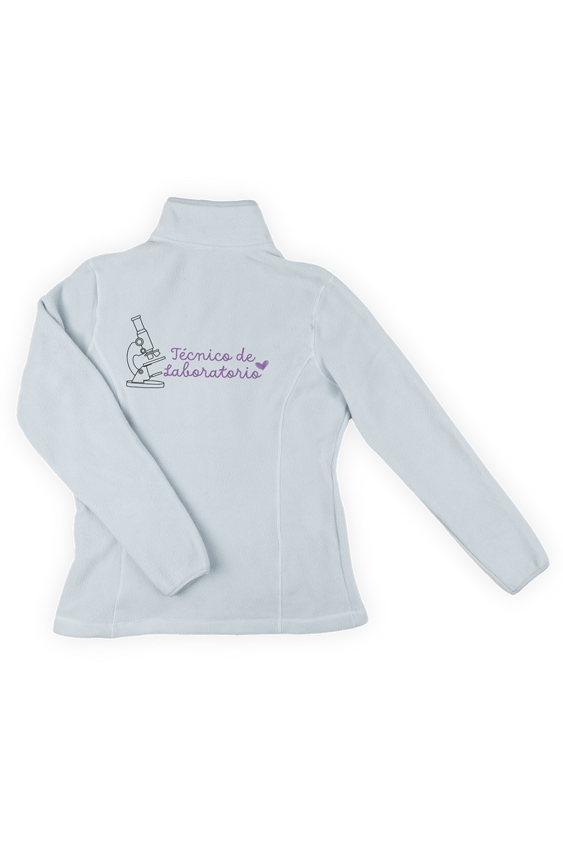 Forro Polar sanitario mujer personalizado – Color Hielo Farmacéutico-zoom-