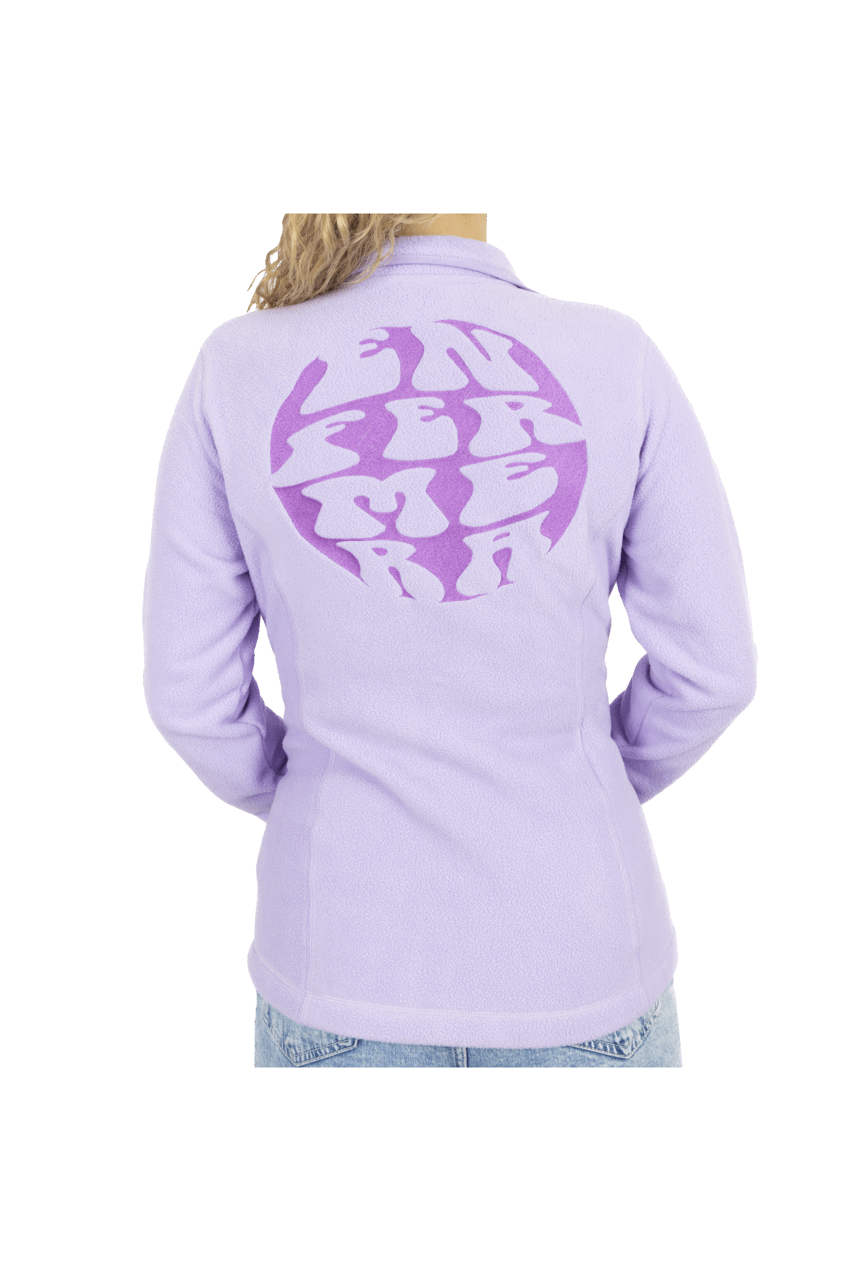 Forro Polar Sanitario Mujer Personalizado – Lavanda con bordado Matrona-4