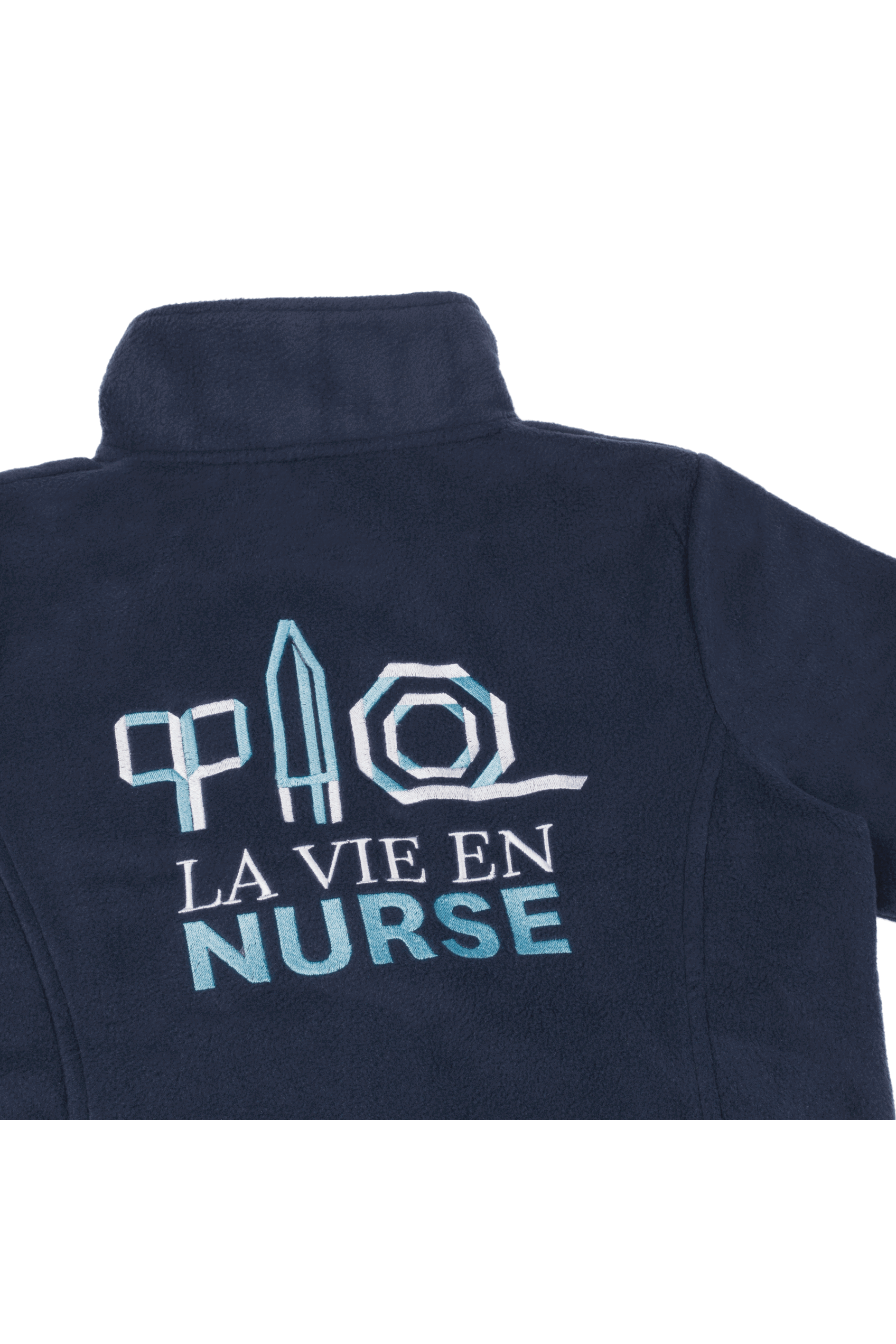 Forro Polar Sanitario Mujer Personalizado – Azul Marino Fisioterapeuta-6
