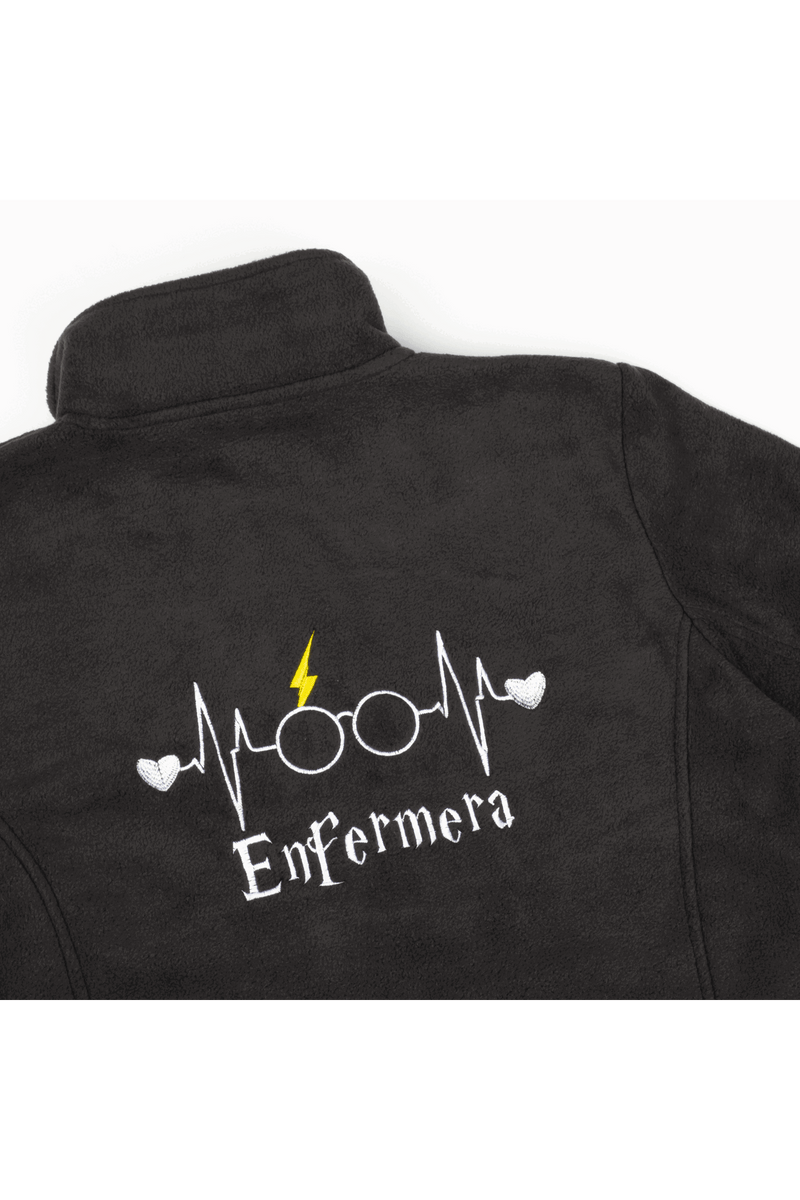 Polar Sanitario Mujer Personalizado – Negro Médico-zoom-
