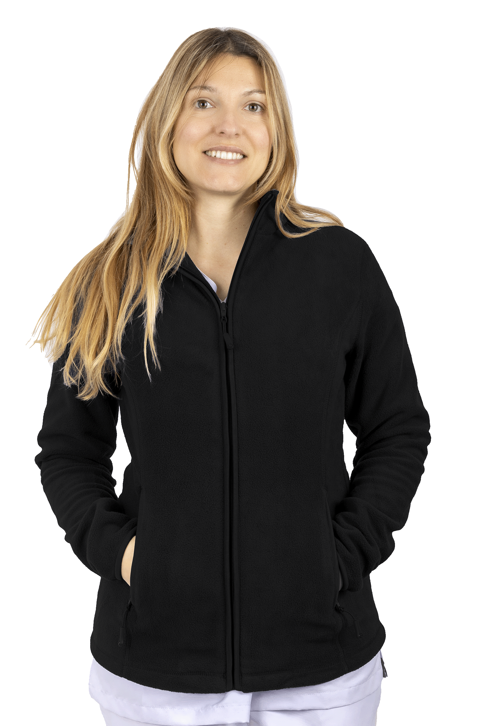 Polar Sanitario Mujer Personalizado – Negro Médico-3