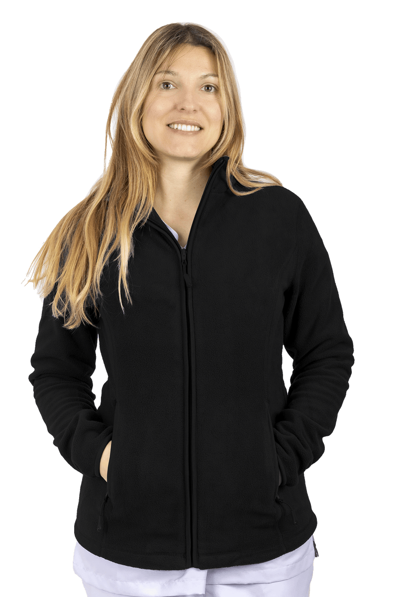 Polar Sanitario Mujer Personalizado – Negro Médico-zoom-